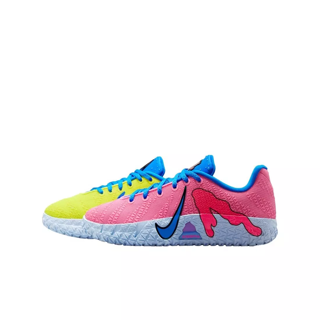 Nike Ja 3 "Kool Aid" Grade School Kids' Basketball Shoe - LEMON VENOM/PHOTO BLUE/GREEN SPARK