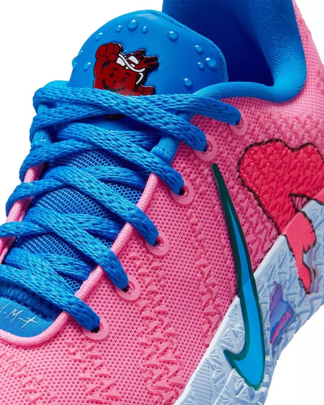 Nike Ja 3 X Kool Aid "Lemon Venom/Blue/Lt Green Spark/Lt Blue" Grade School Boys' Basketball Shoe - LEMON/BLUE/LT GREEN/LT BLUE