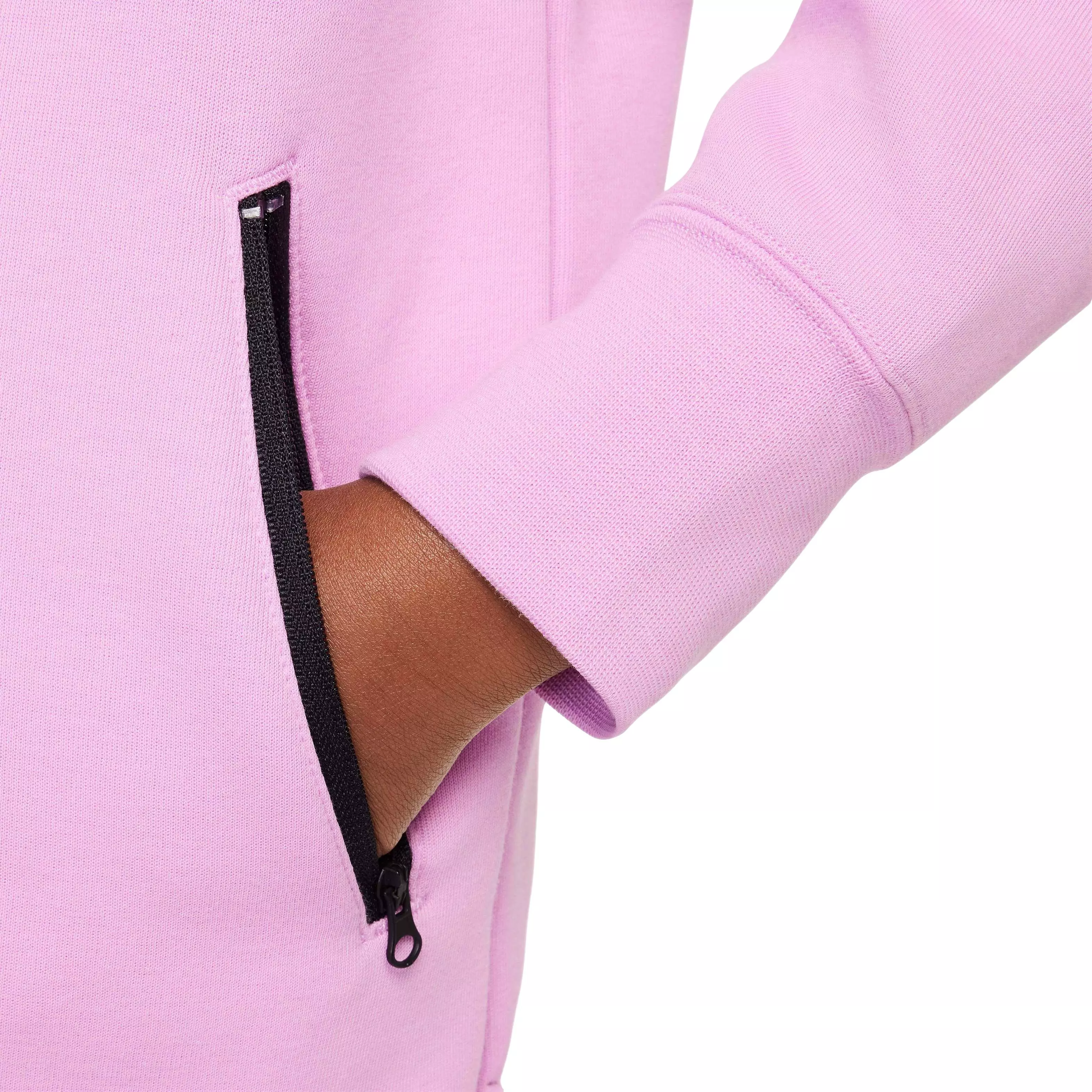Nike Big Girls' Sportswear Tech Fleece Full-Zip Jacket - PINK