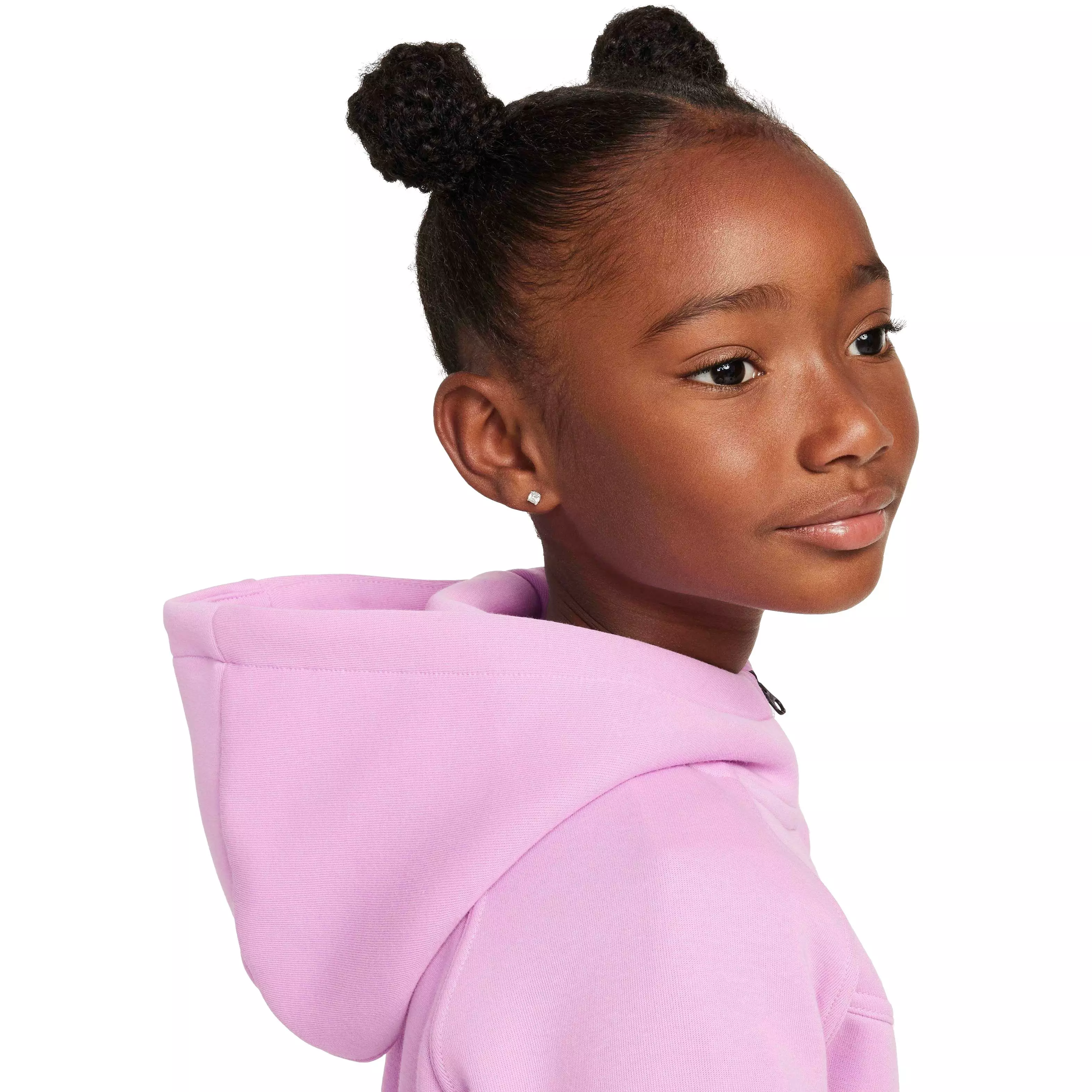 Nike Big Girls' Sportswear Tech Fleece Full-Zip Jacket - PINK