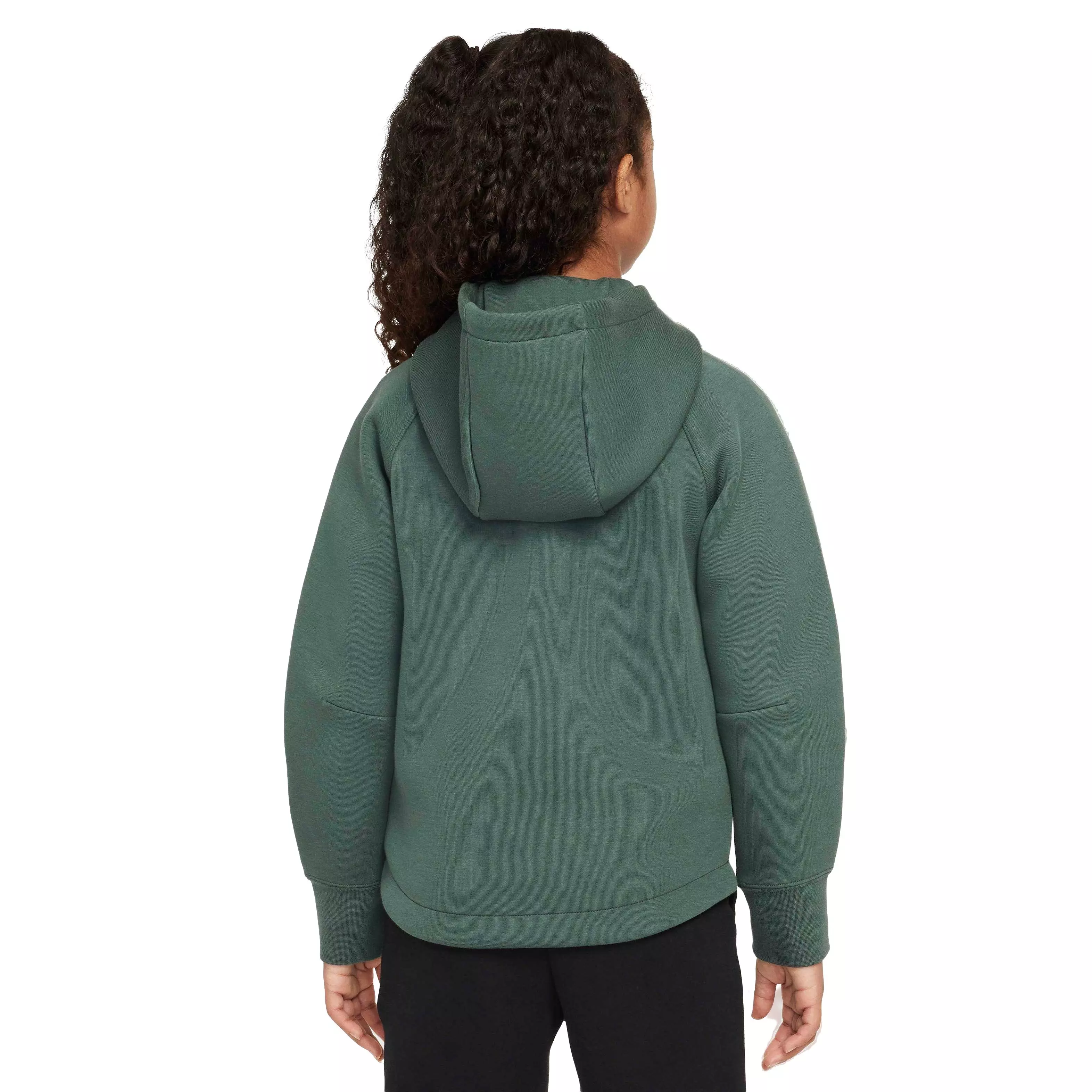 Nike Big Girls' Sportswear Tech Fleece Full-Zip Jacket - GREEN