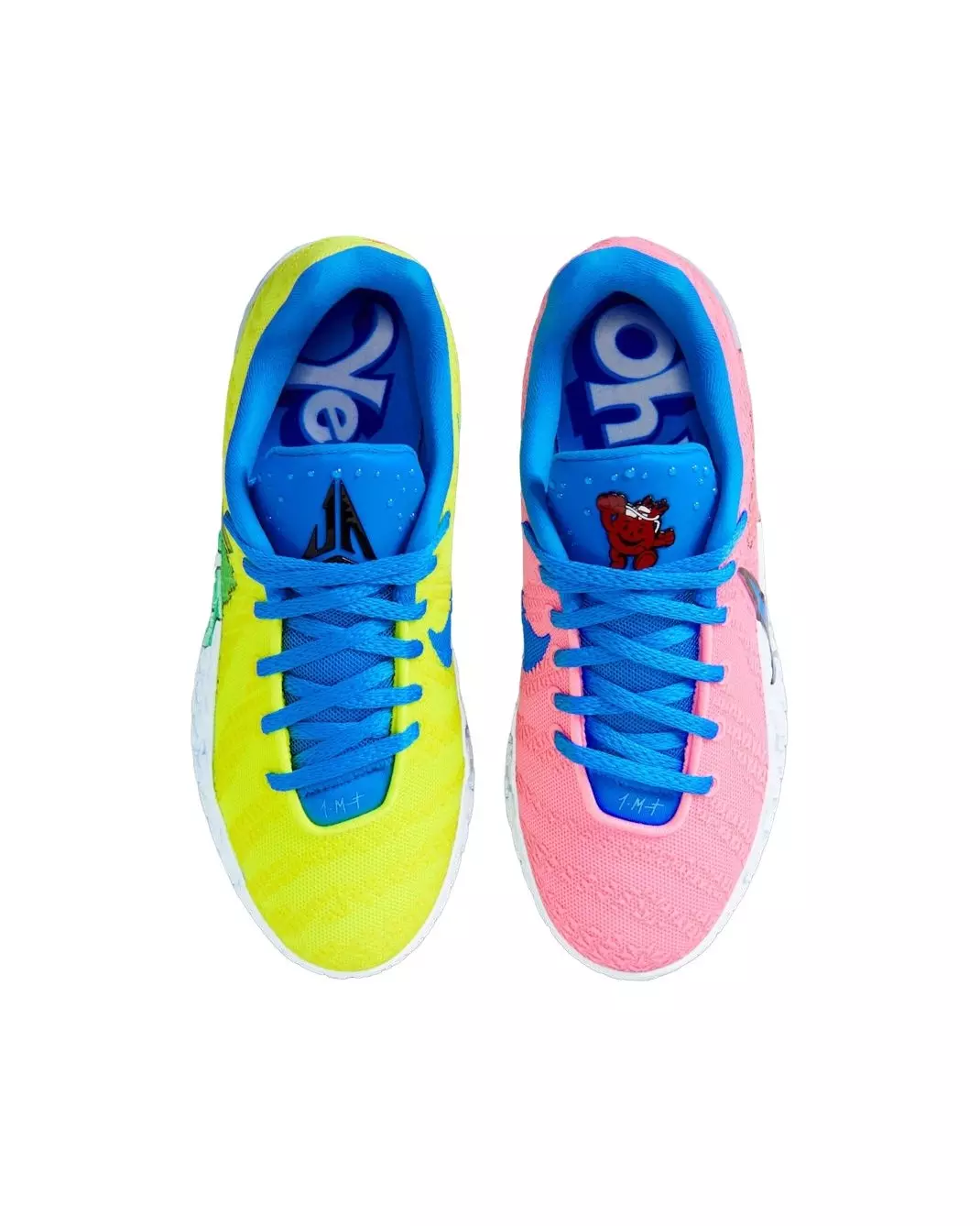 Nike Ja 3 X Kool Aid "Lemon Venom/Deep Royal Blue/Lt Green Spark/Lt Photo Blue" Preschool Boys' Shoe - LEMON/BLUE/LT GREEN/LT BLUE