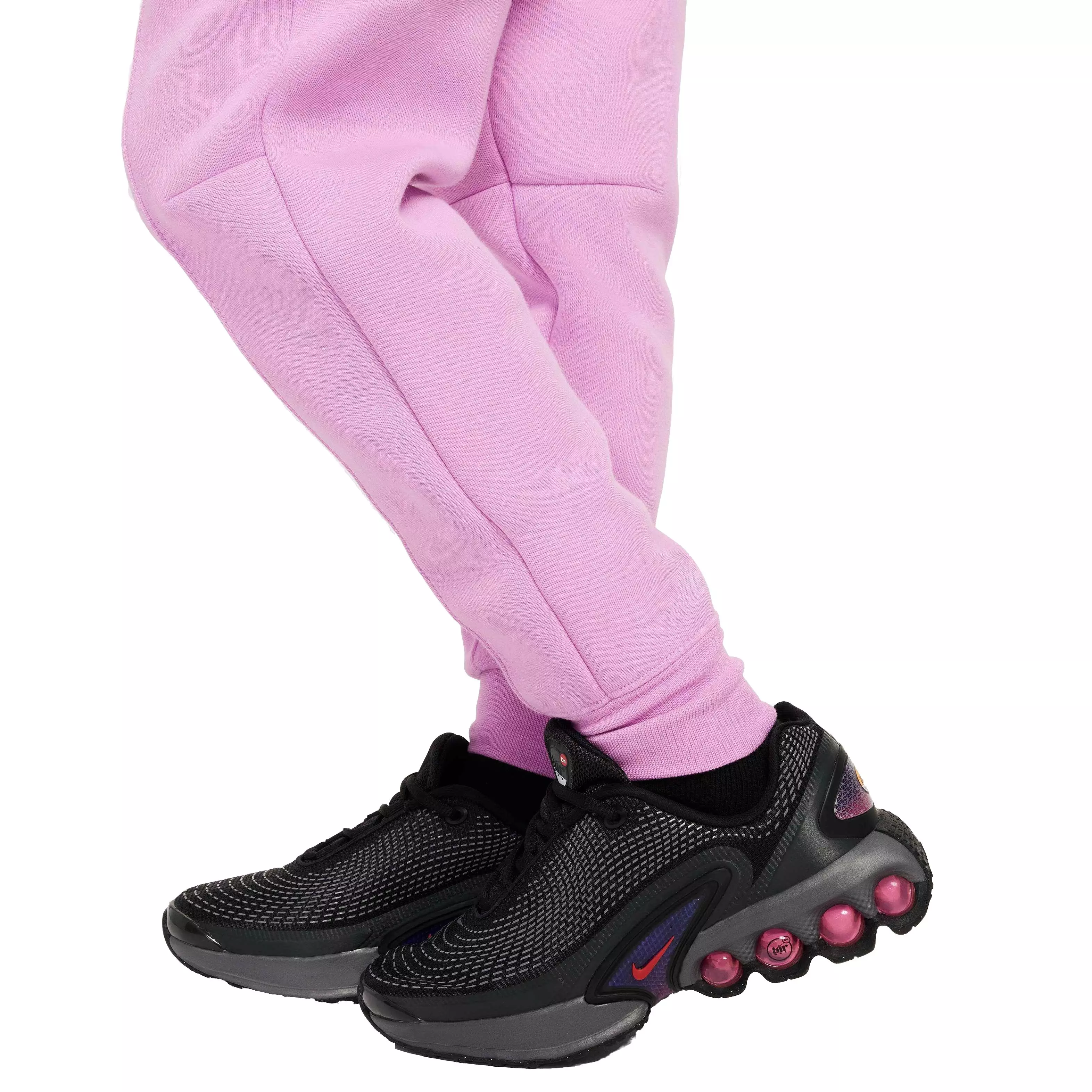 Nike Big Girls' Sportswear Tech Fleece Joggers -Pink - PINK