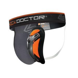 Shock Doctor Big Boys' Ultra Pro Supporter Jockstrap with Ultra Cup - Grey - GREY