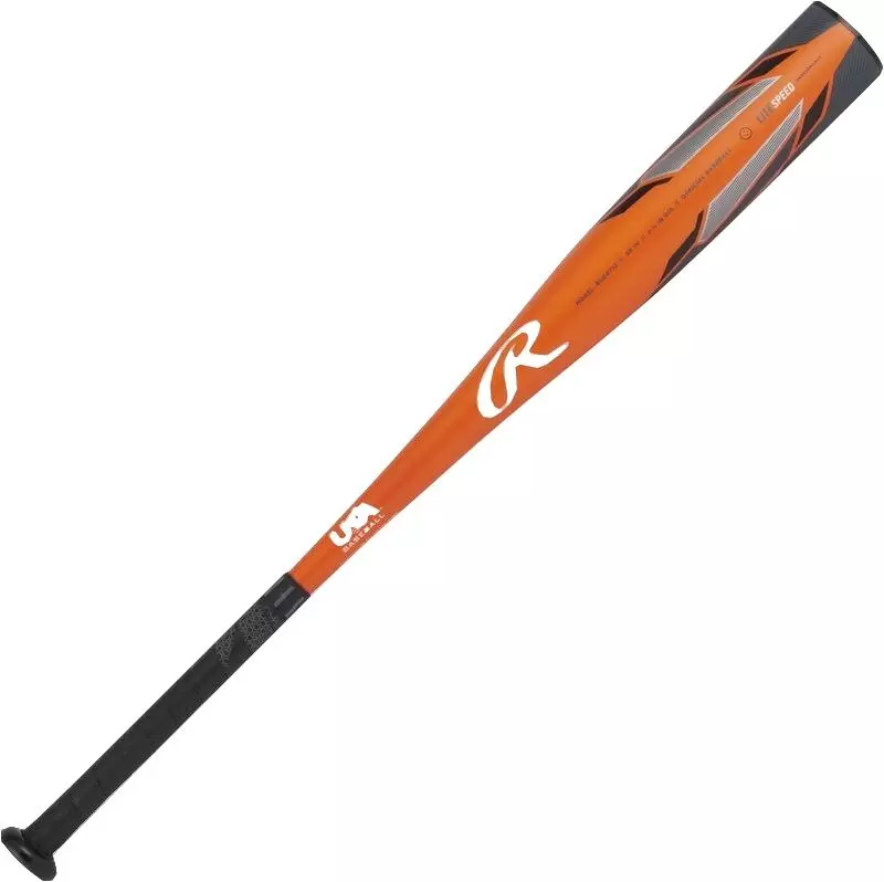 Rawlings Threat 2 5/8" USA Youth Baseball Bat (-12) 2024 - GREY/ORANGE