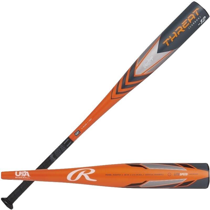 Rawlings Threat Youth 2 5/8" USA Baseball Bat (-12) 2024