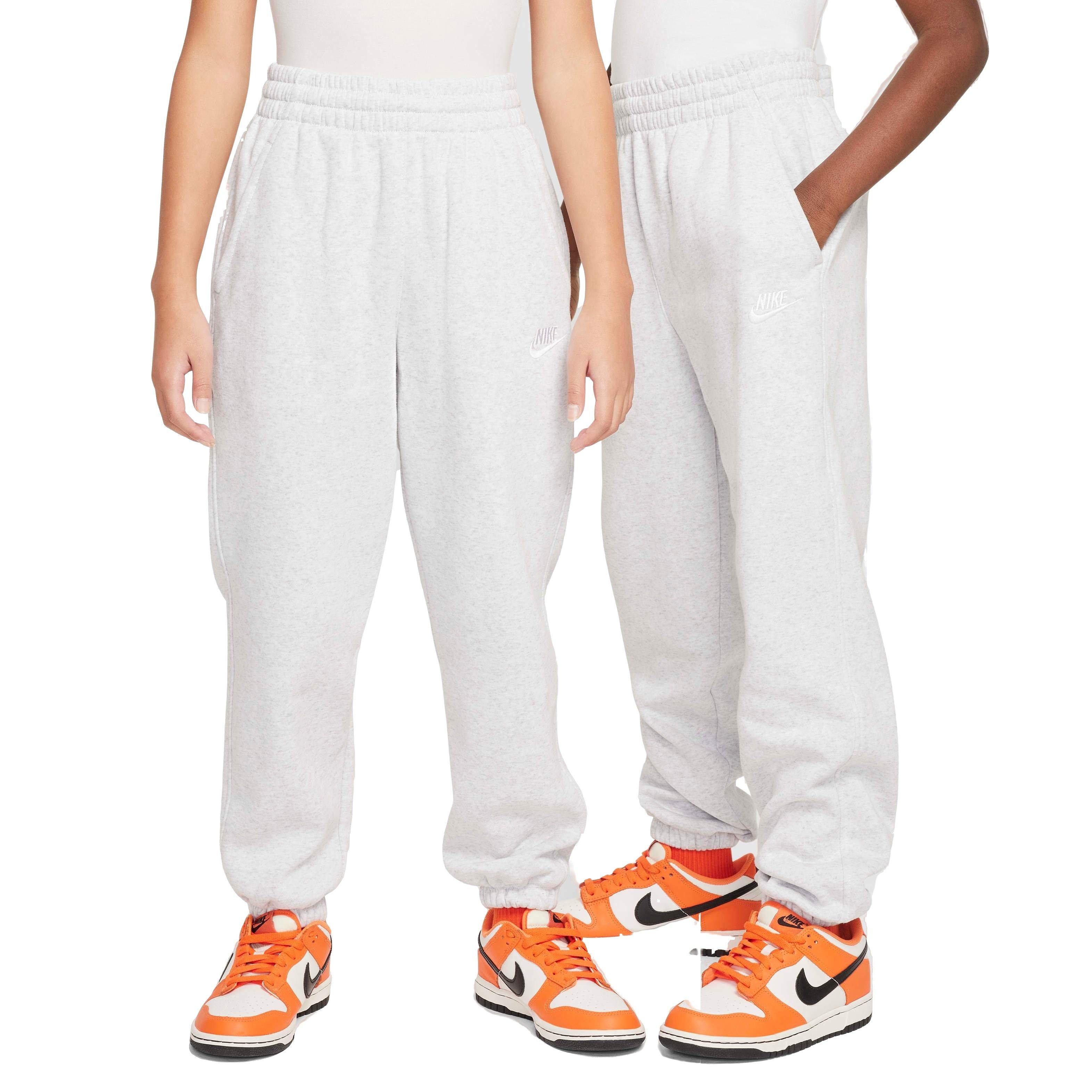 Nike Big Kids' Sportswear Club Fleece Loose Pants - BIRCH HEATHER