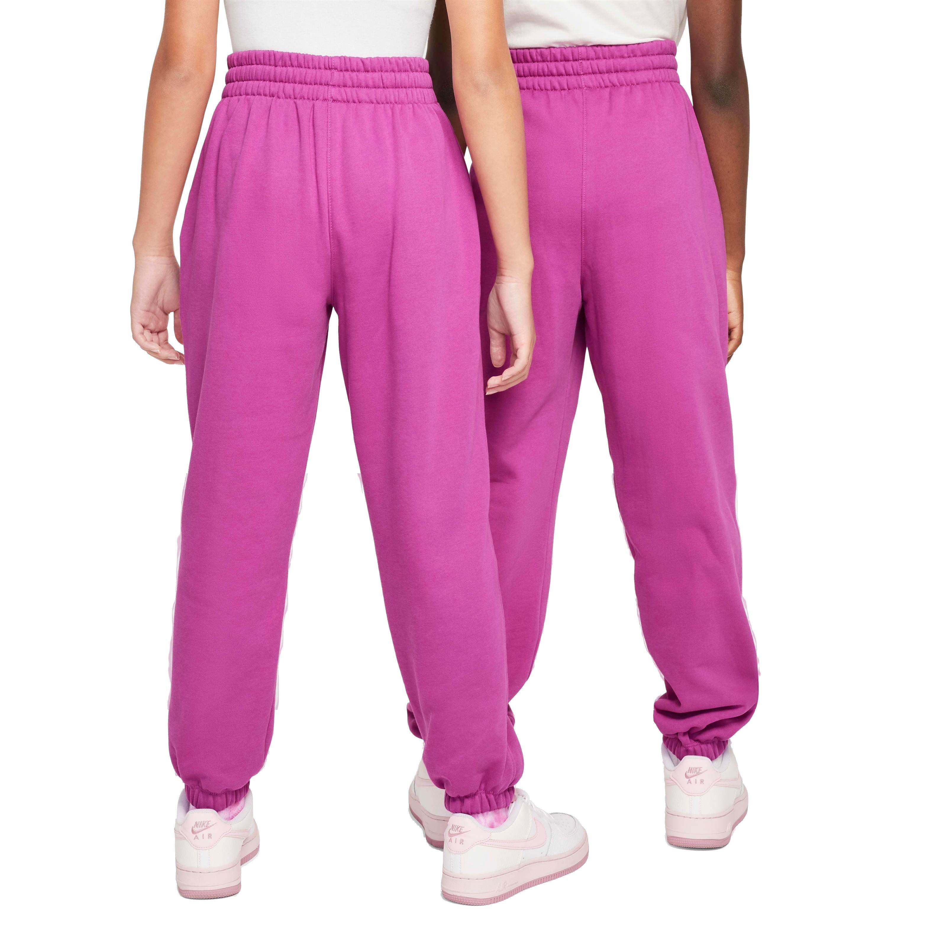 Nike Big Kids' Sportswear Club Fleece Loose Pants - FUCHSIA Thumbnail View 2