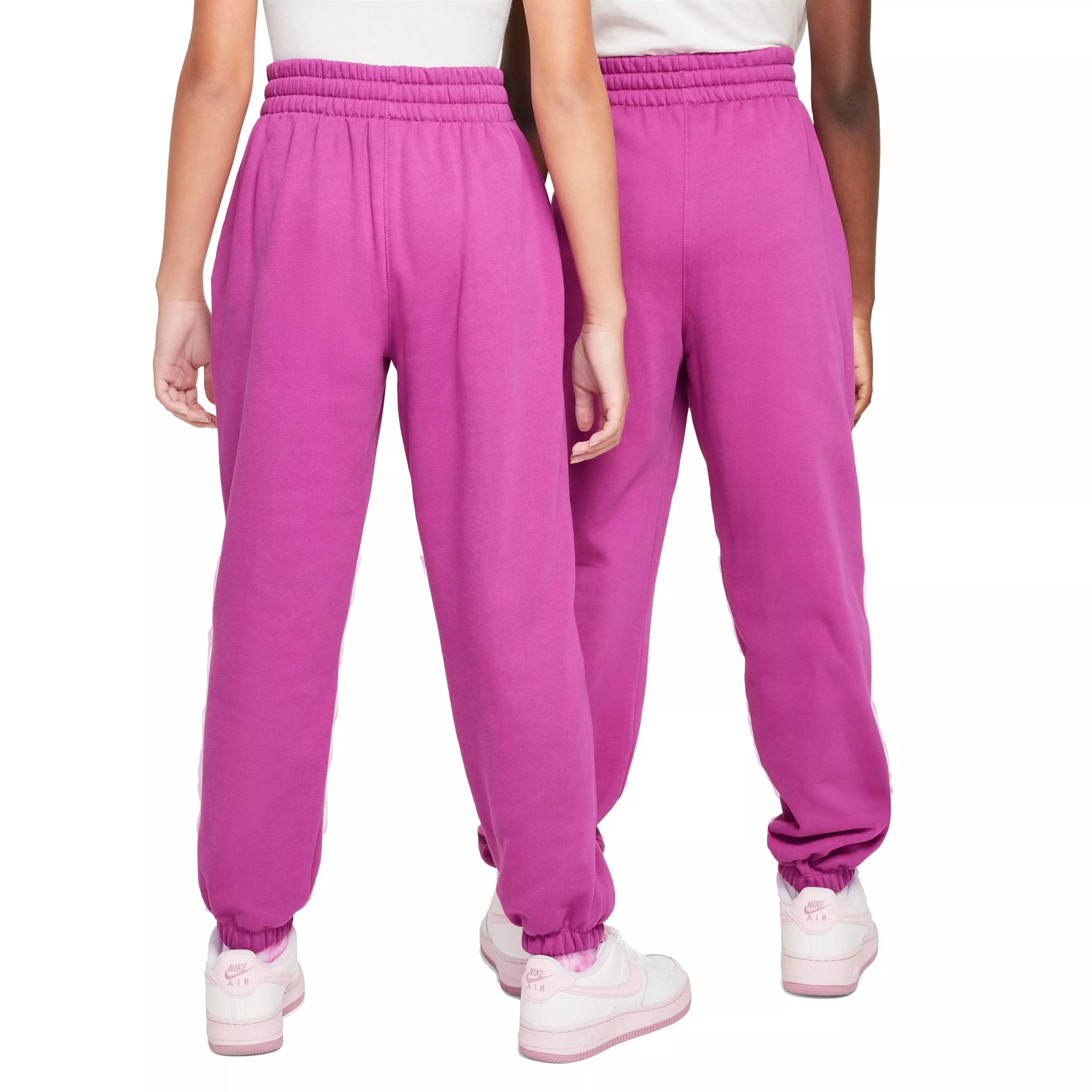 Nike Big Kids' Sportswear Club Fleece Loose Pants - FUCHSIA
