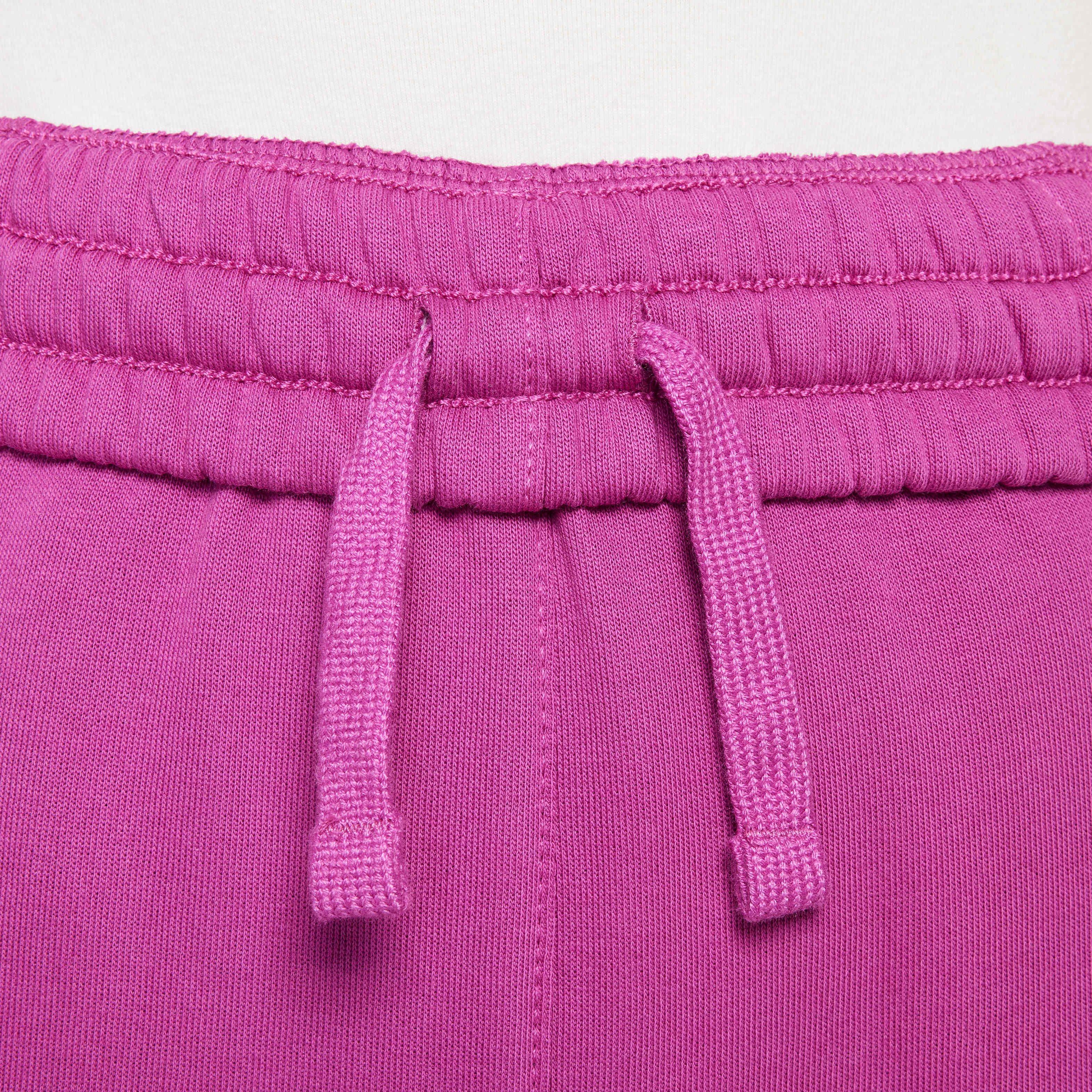 Nike Big Kids' Sportswear Club Fleece Loose Pants - FUCHSIA Thumbnail View 3