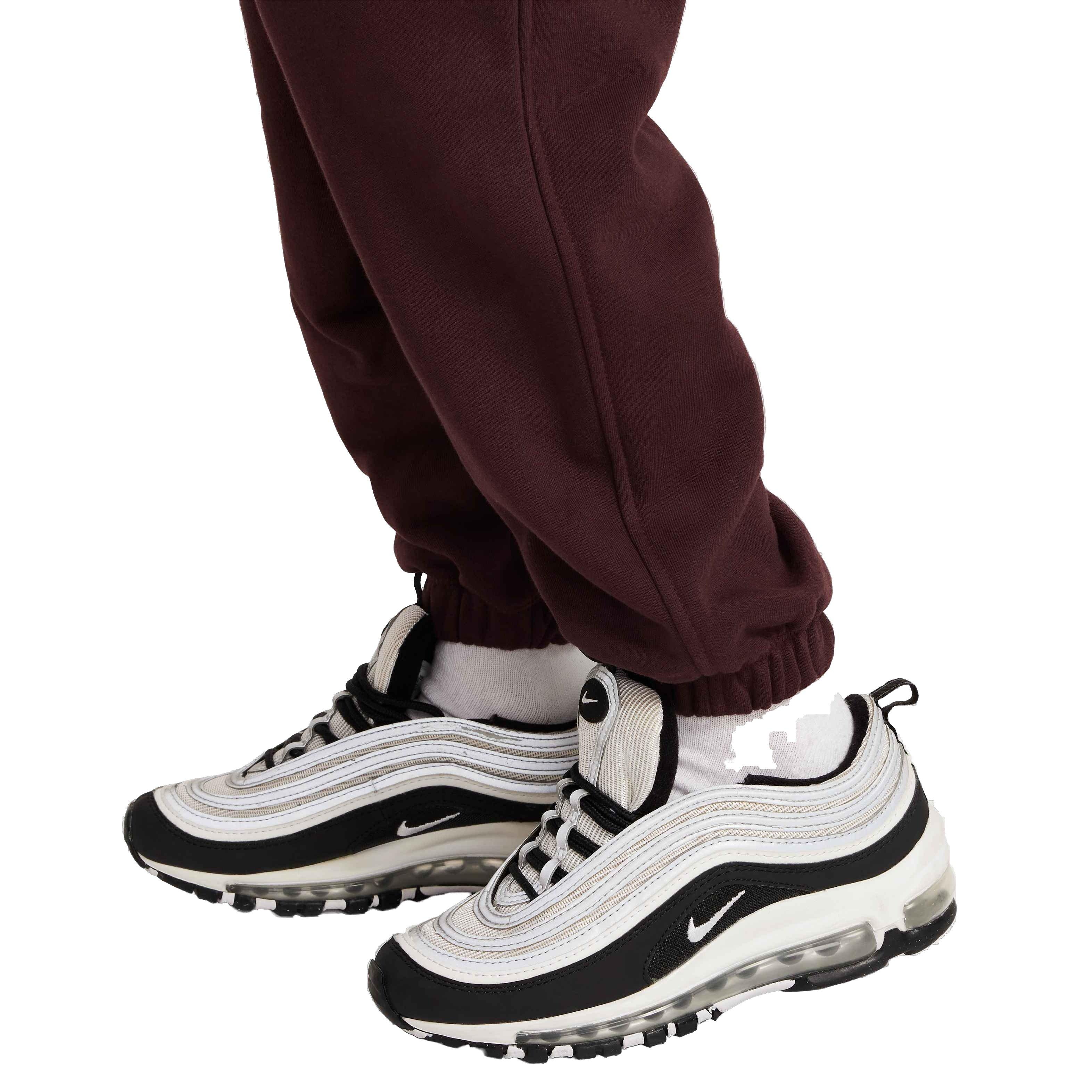 Nike Big Kids' Sportswear Club Fleece Loose Pants - BURGUNDY Thumbnail View 5