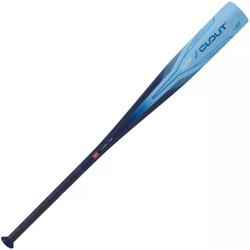 Rawlings Clout 2 3/4" USSSA Youth Baseball Bat (-10) 2024 - LT BLUE