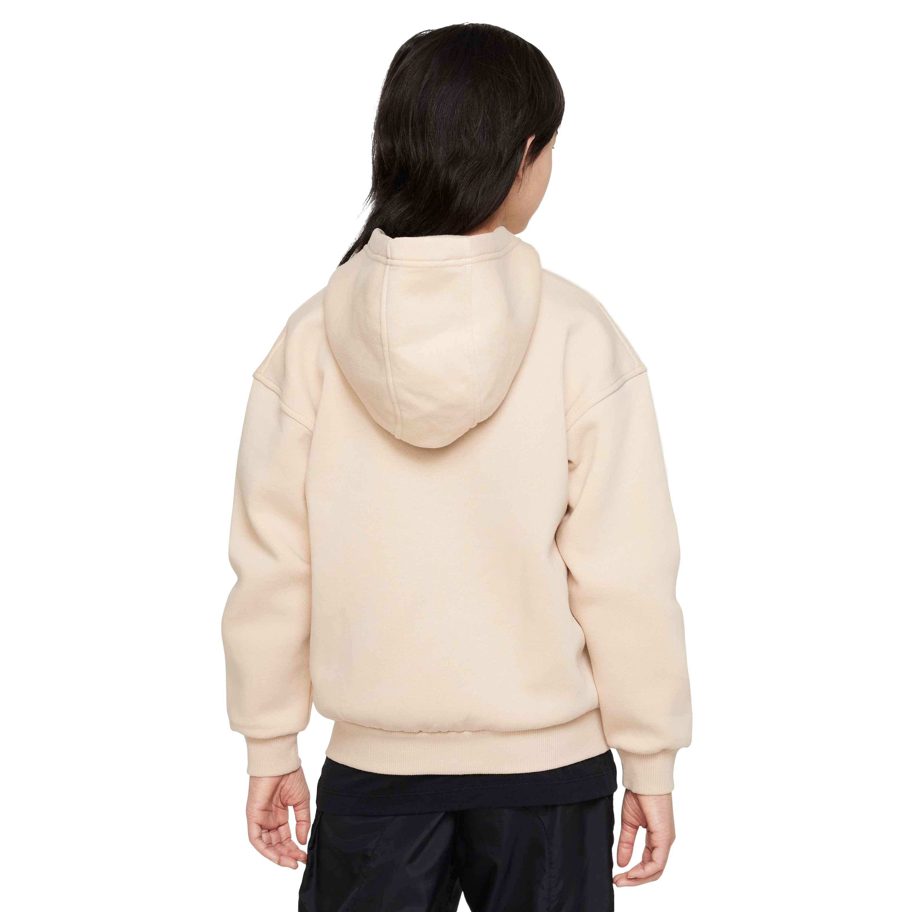 Nike Sportswear Club Fleece Oversized Big Girls' Full-Zip Hoodie