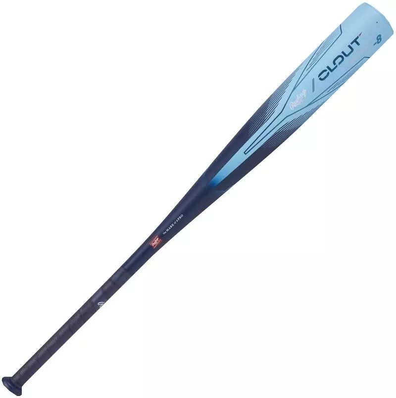 Rawlings Clout 2 3/4" USSSA Youth Baseball Bat (-8) 2024 - LT BLUE