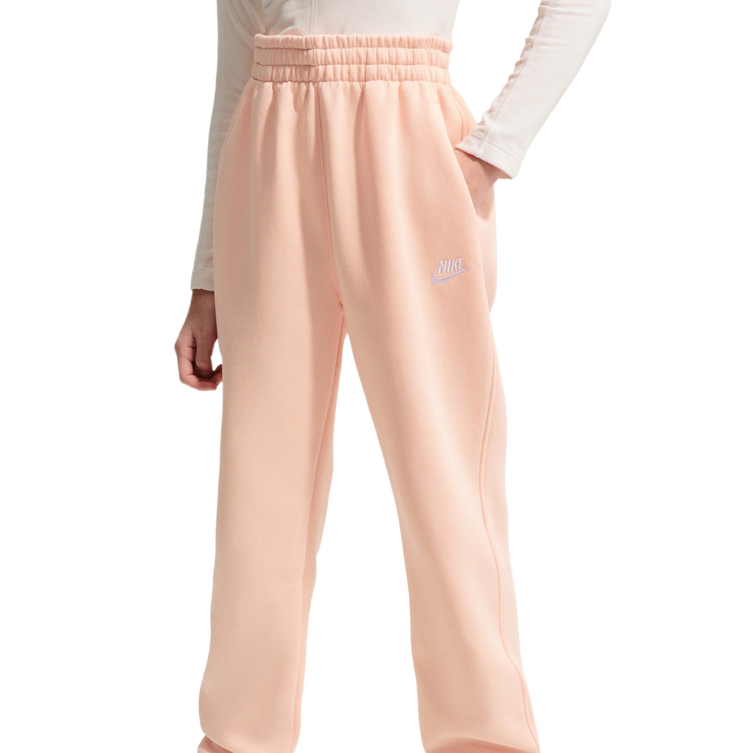 Nike Sportswear Club Fleece Big Girls' Orange Loose Sweatpants