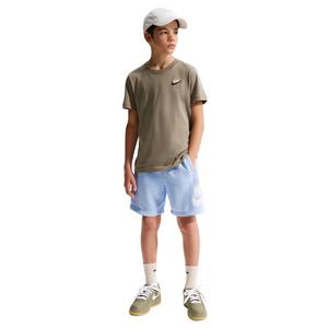 Nike Big Boys' Sportswear Club Fleece French Terry Shorts - Light Blue