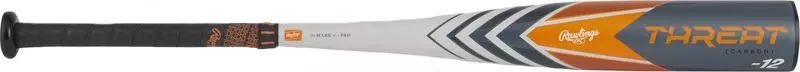 Rawlings Threat 2 3/4" USSSA Youth Baseball Bat (-12) 2024 - GREY/ORANGE