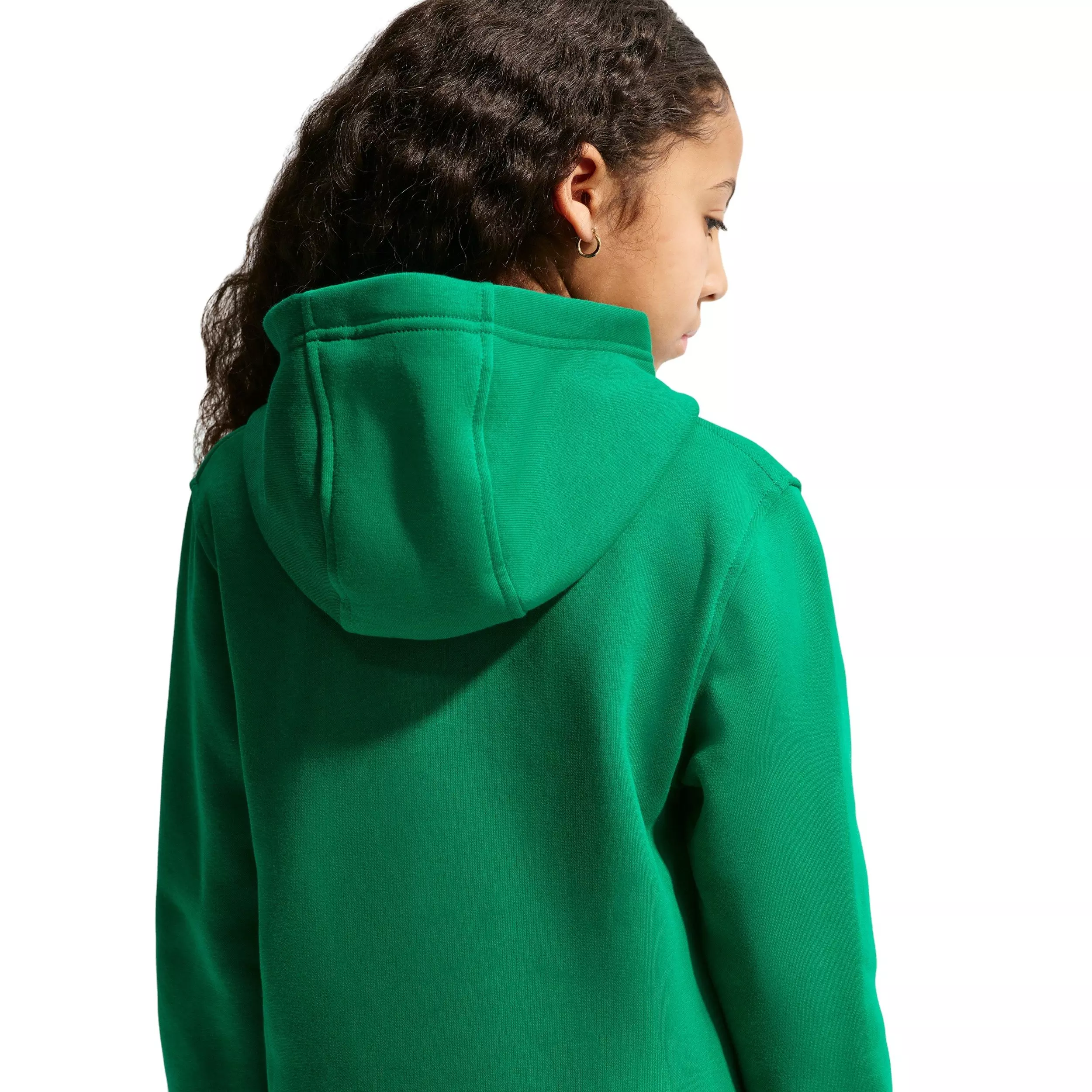 Nike Big Kids' Sportswear Club Fleece Pullover Hoodie - Green - GREEN