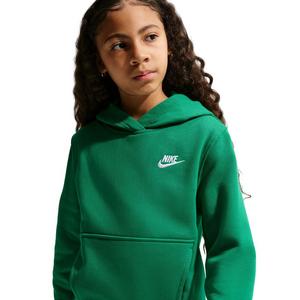 Nike Big Kids' Sportswear Club Fleece Pullover Hoodie - Green