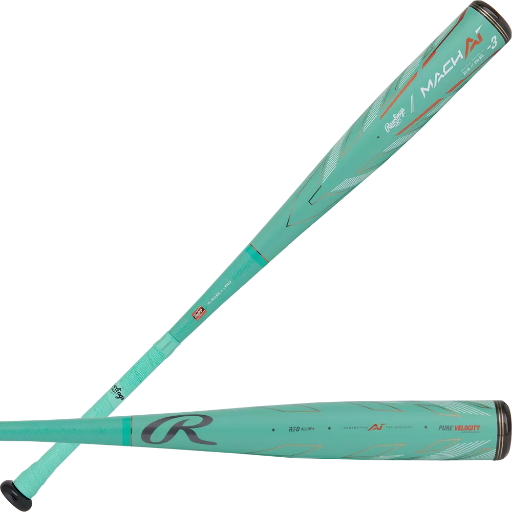 Rawlings Mach AI 2 5/8" Barrel BBCOR Baseball Bat (-3) - MINT