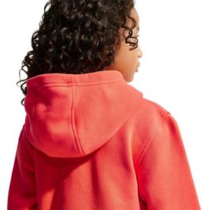 Nike Big Kids' Sportswear Club Fleece Pullover Hoodie - Orange