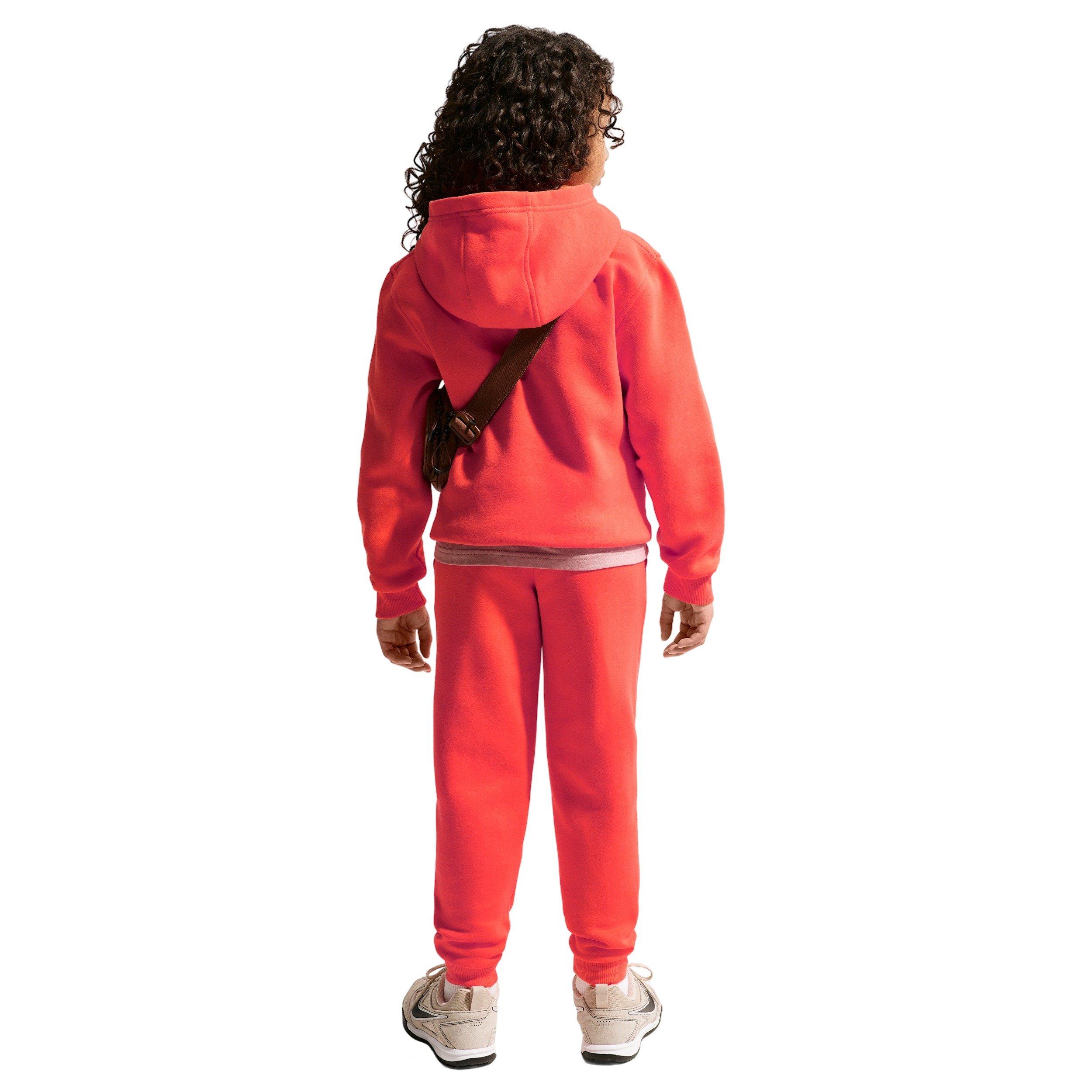 Nike Sportswear Club Fleece Big Kids' Orange Pullover Hoodie