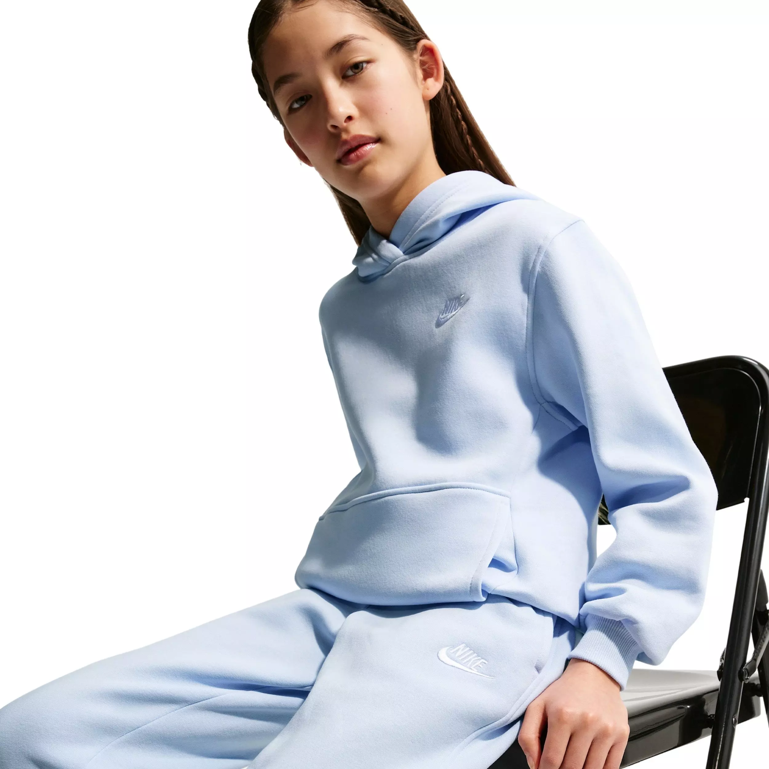 Nike Big Kids' Sportswear Club Fleece Joggers - Light Blue - LIGHT BLUE