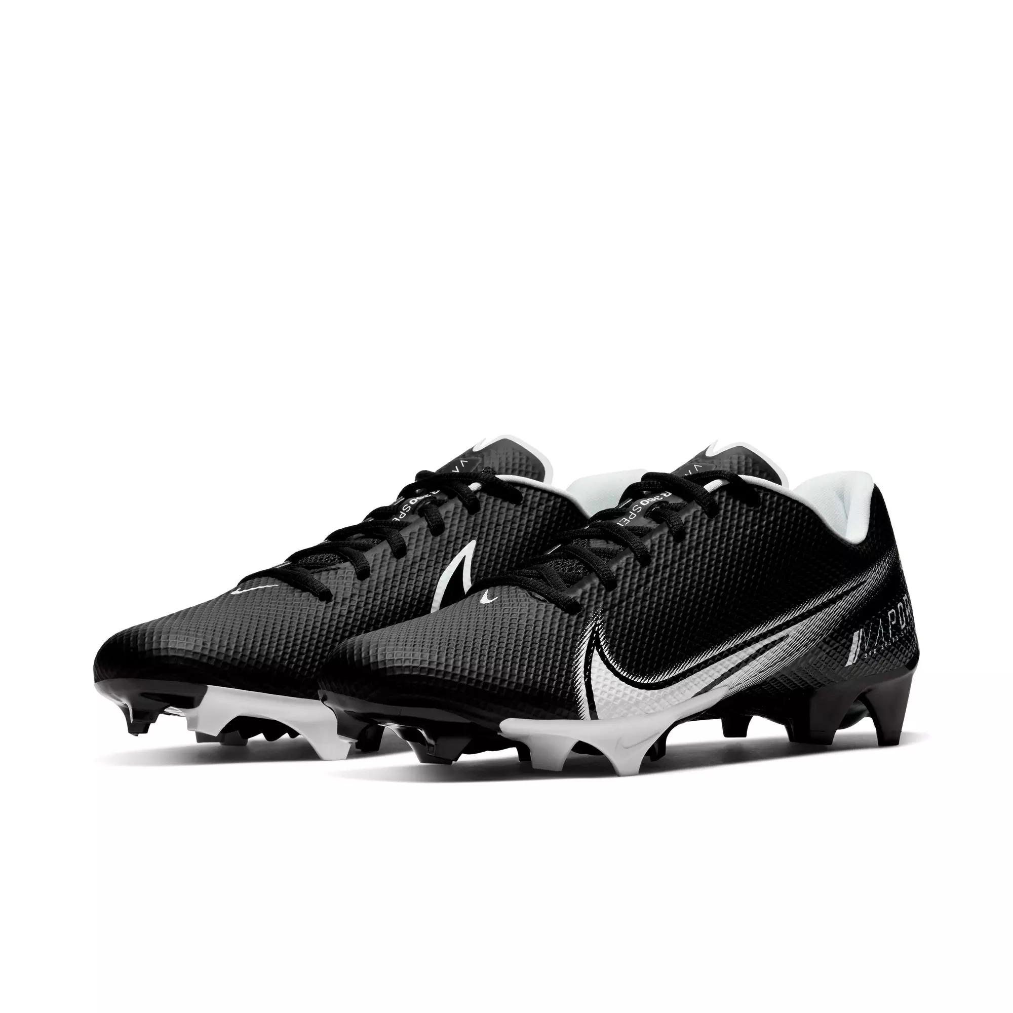 Nike Vapor Edge Speed 360 "Black/White" Men's Football Cleat - BLACK/WHITE