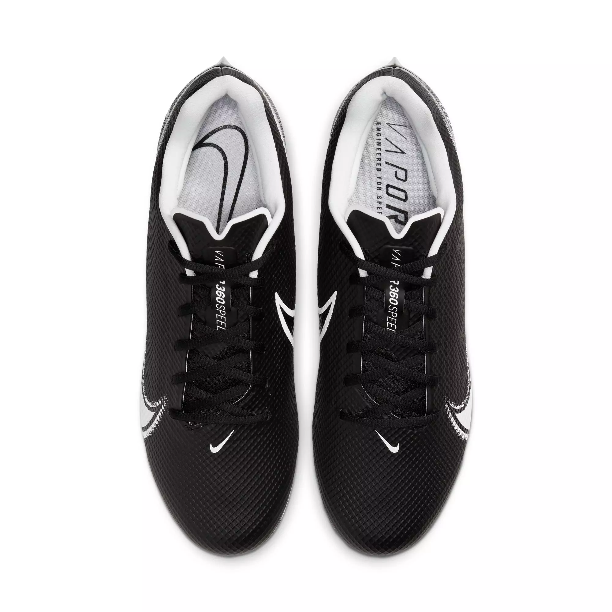 Nike Vapor Edge Speed 360 "Black/White" Men's Football Cleat - BLACK/WHITE