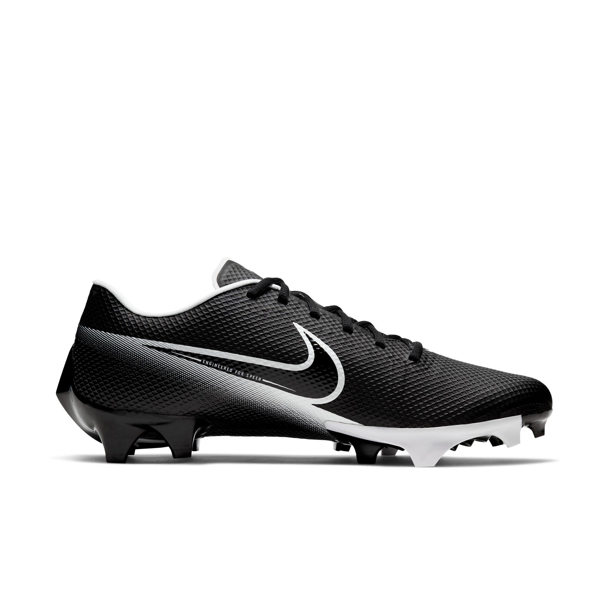 Nike Vapor Edge Speed 360 "Black/White" Men's Football Cleat - BLACK/WHITE Thumbnail View 2