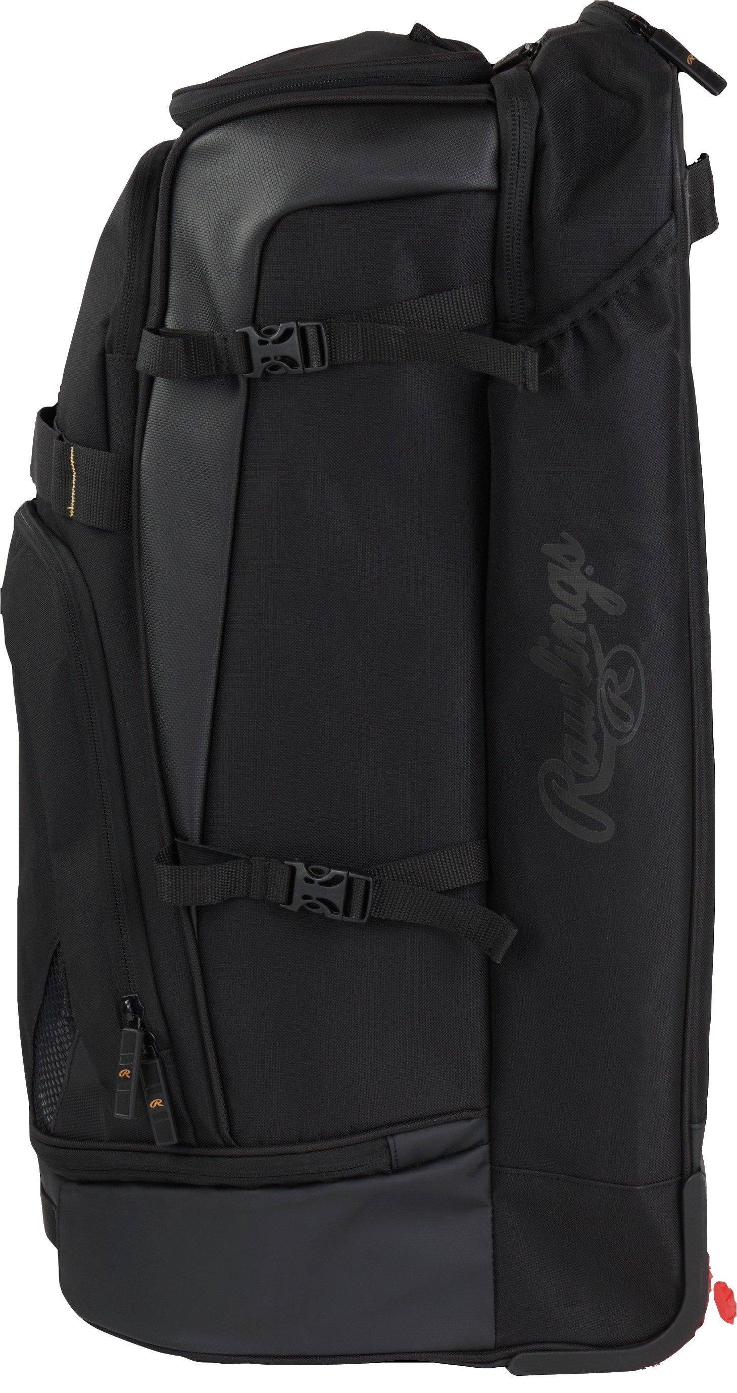 Rawlings Gold Collection 25" Wheeled Bag - BLACK Thumbnail View 3