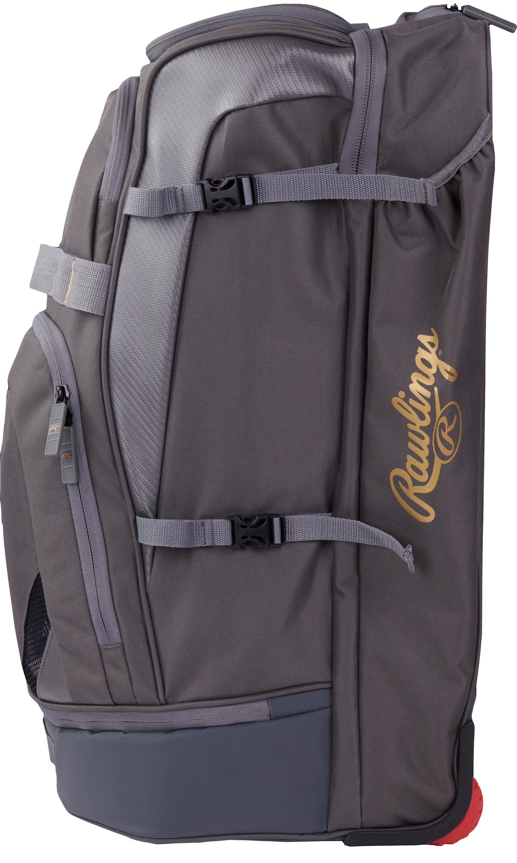 Rawlings Gold Collection Wheeled Bag - GRAPHITE Thumbnail View 3