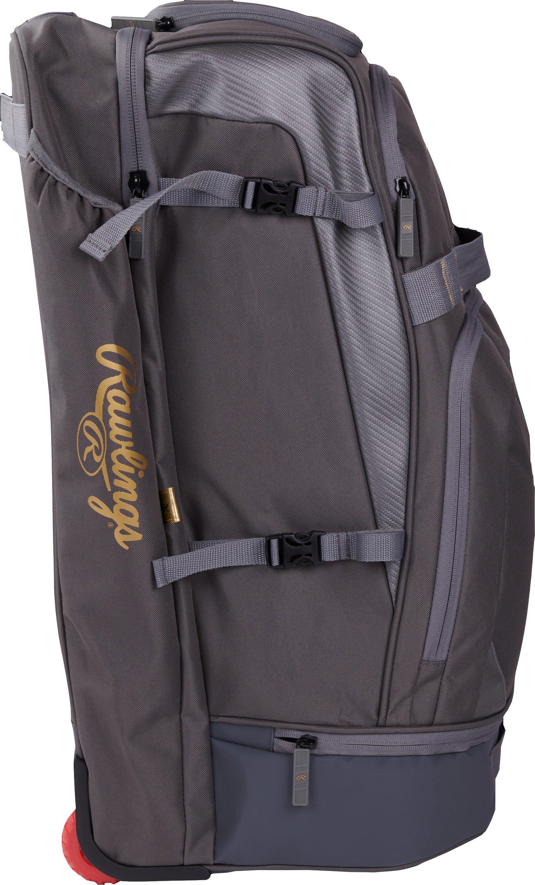 Rawlings Gold Collection Wheeled Bag - GRAPHITE Thumbnail View 4