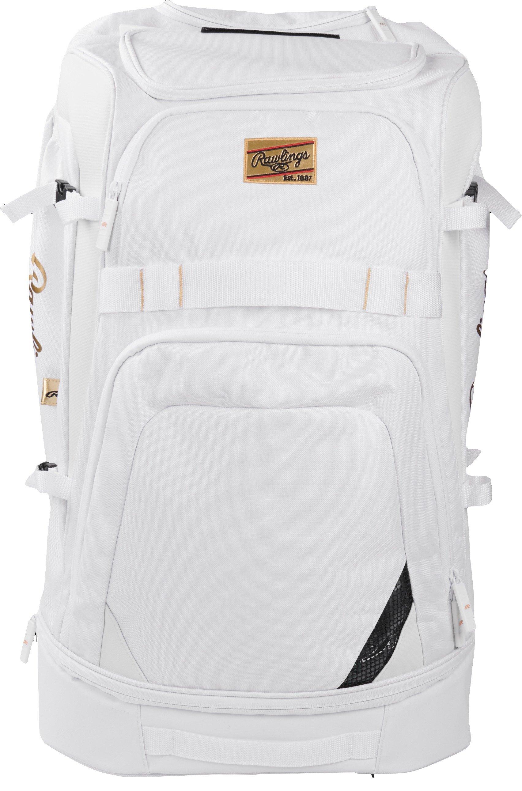 Rawlings Gold Collection 25" Wheeled Bag - WHITE Thumbnail View 1