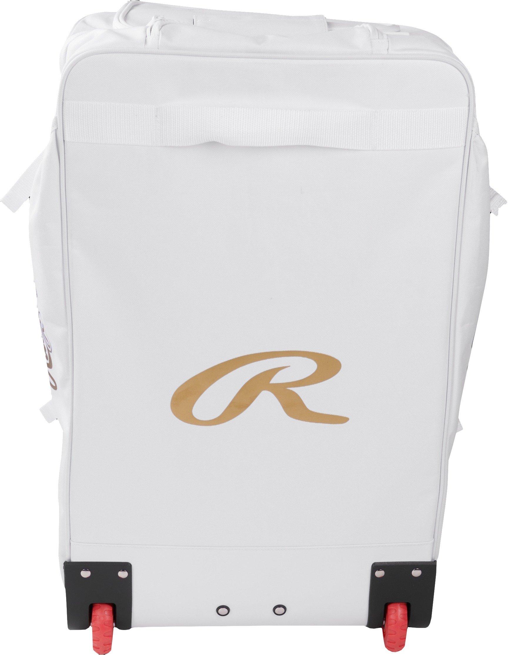 Rawlings Gold Collection Wheeled Bag - WHITE Thumbnail View 2