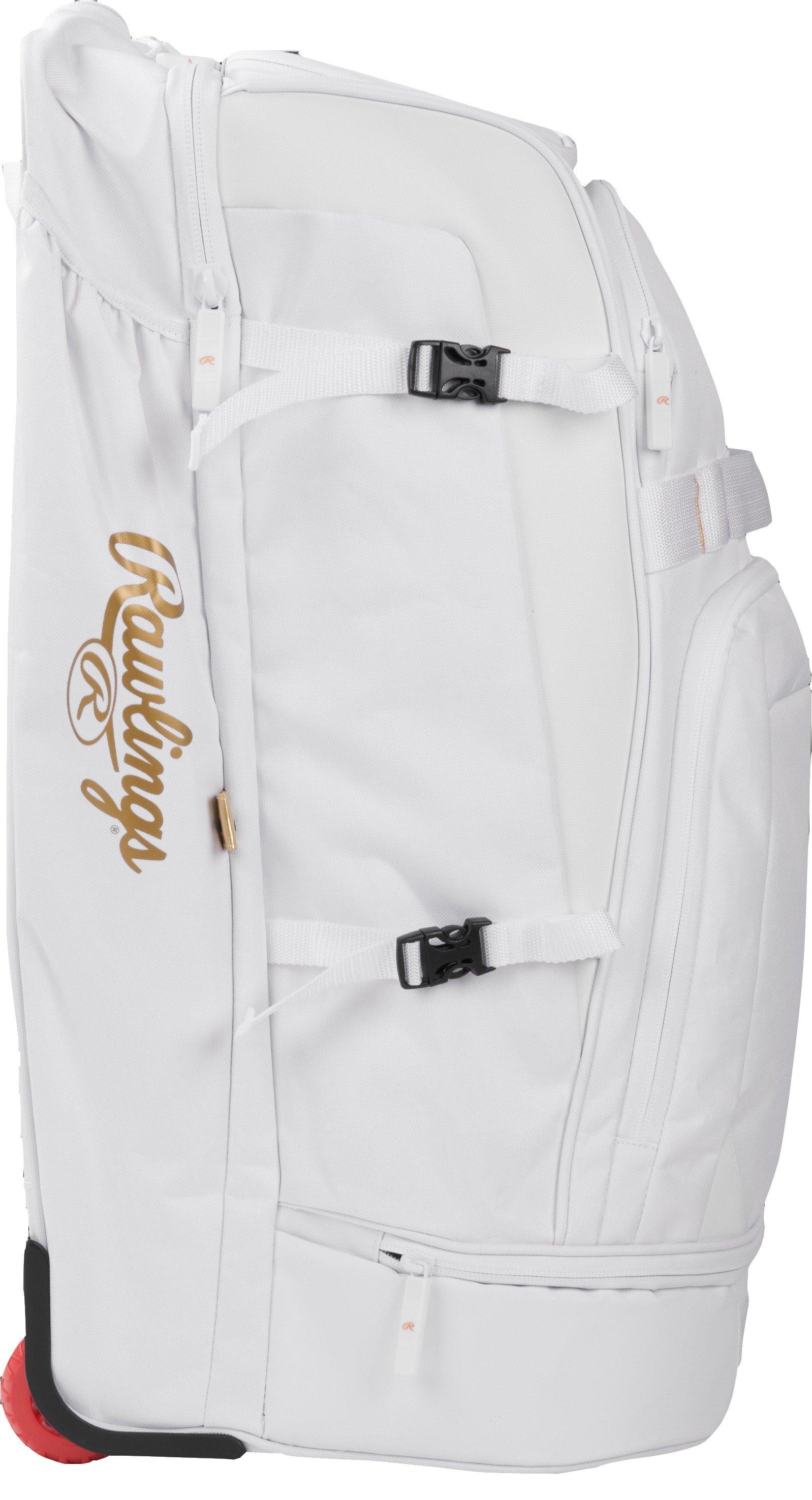 Rawlings Gold Collection 25" Wheeled Bag - WHITE Thumbnail View 4