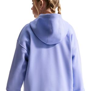 Nike Big Girls' Sportswear Club Fleece Oversized Pullover Hoodie - Purple