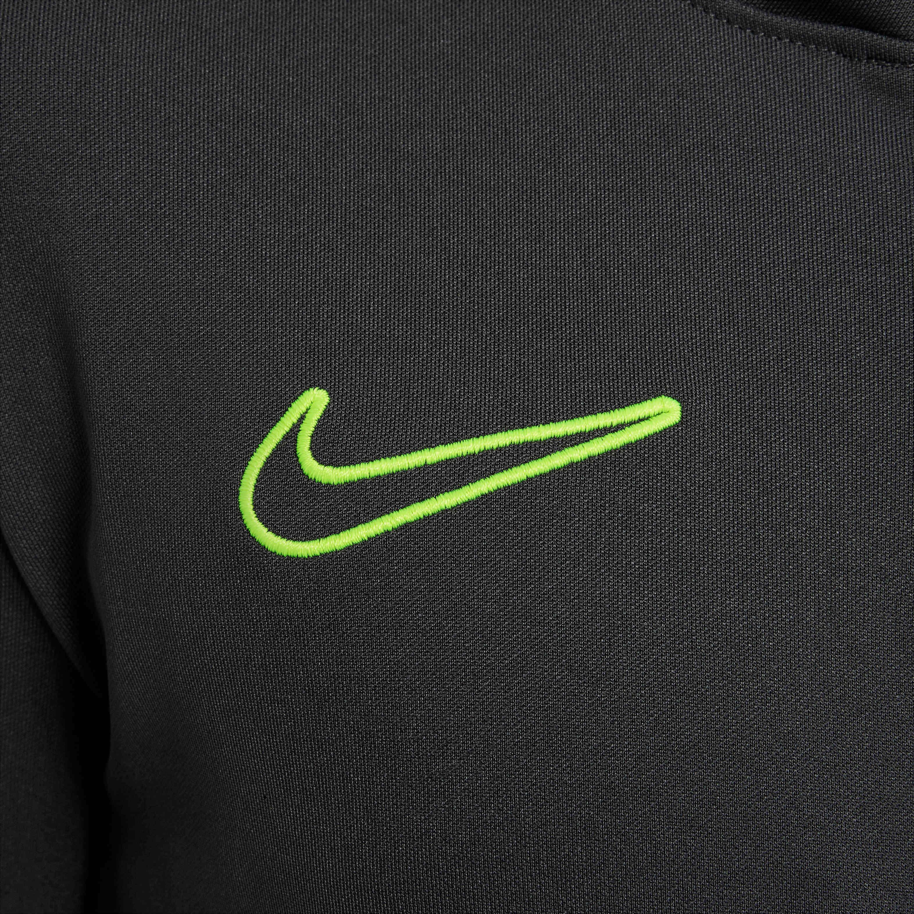 Nike Big Kids' Dri-FIT Academy23 Soccer Drill Top - DK GREY Thumbnail View 4