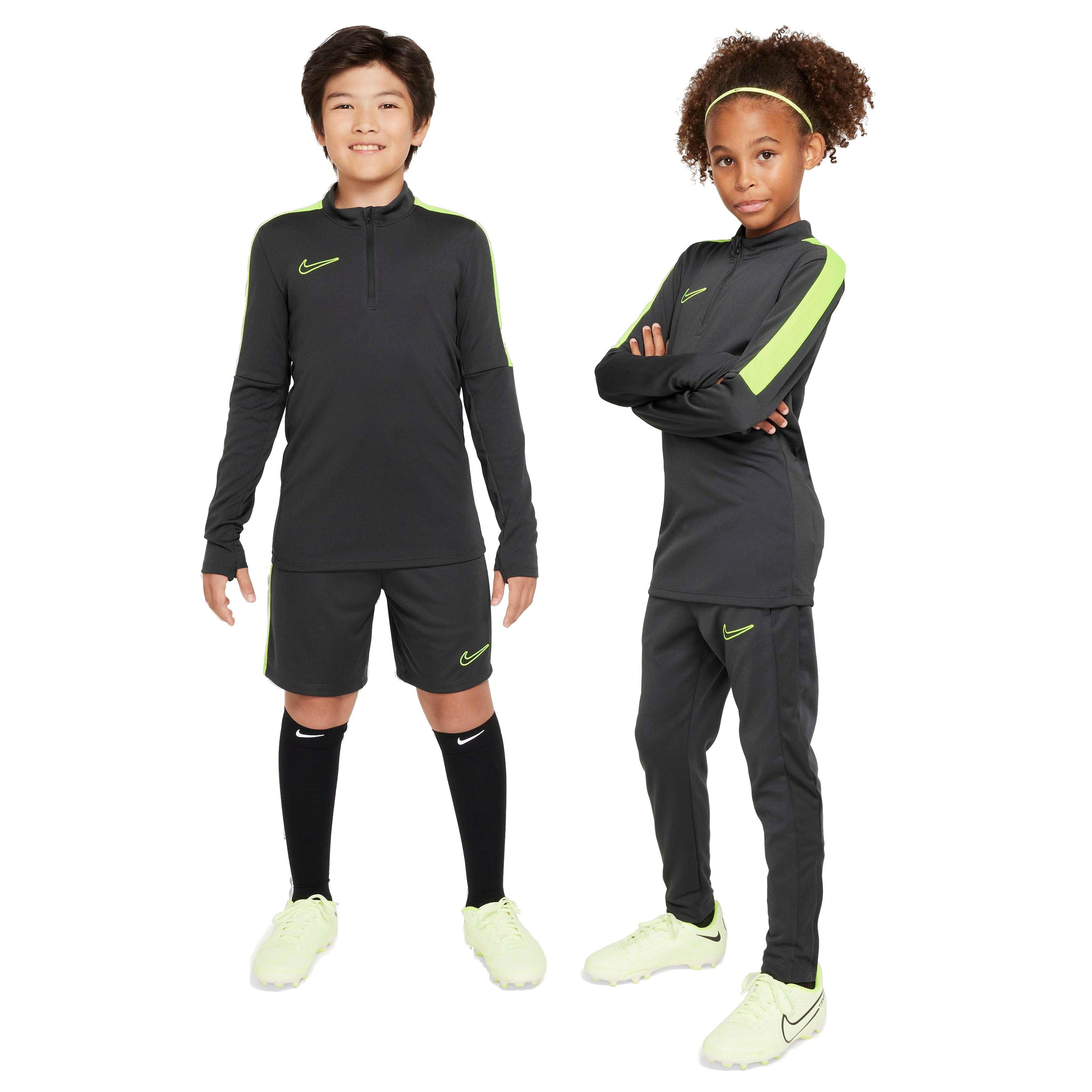 Nike Big Kids' Dri-FIT Academy23 Soccer Drill Top - DK GREY Thumbnail View 6