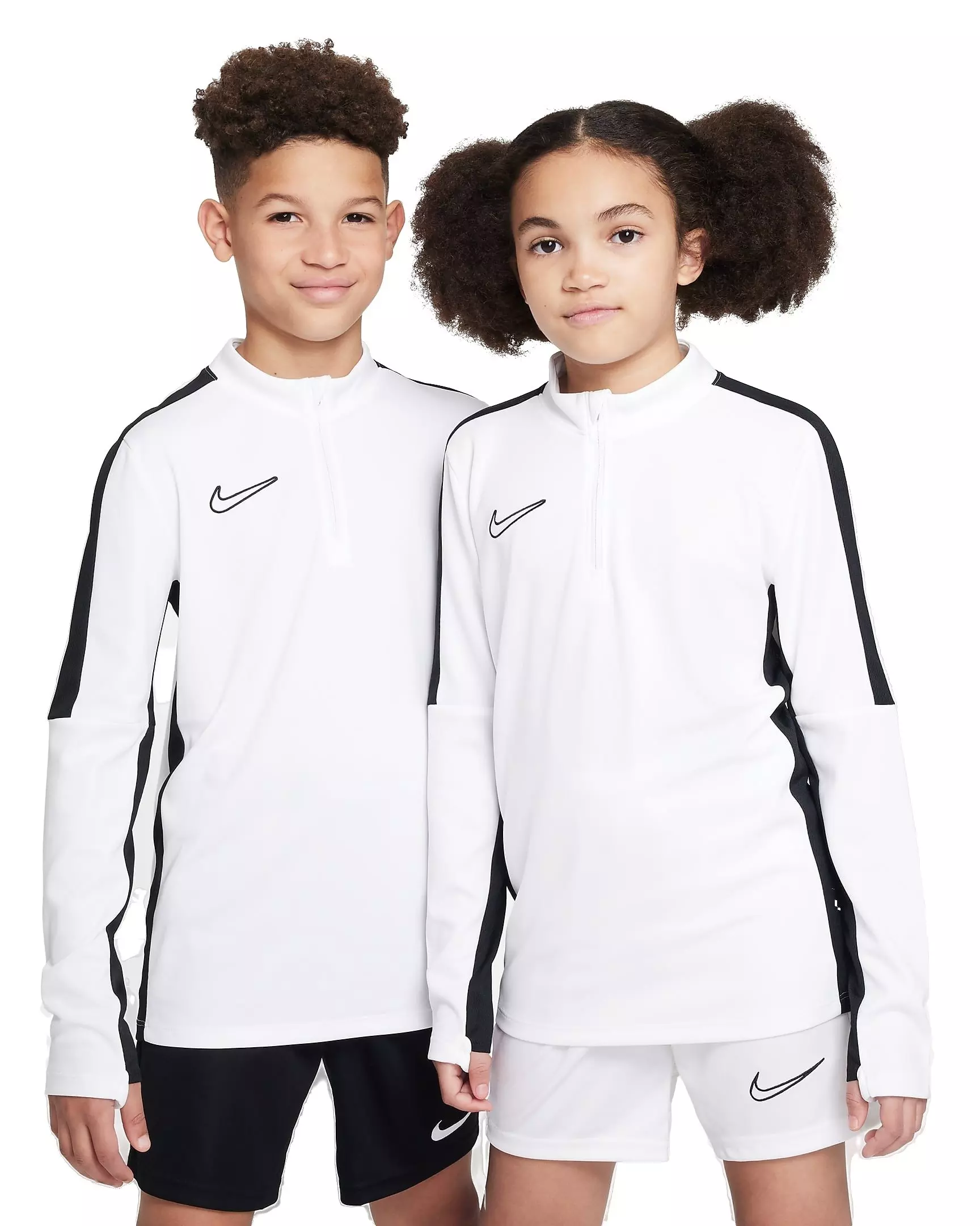 Nike Big Kids' Dri-FIT Academy23 Soccer Drill Top - WHITE