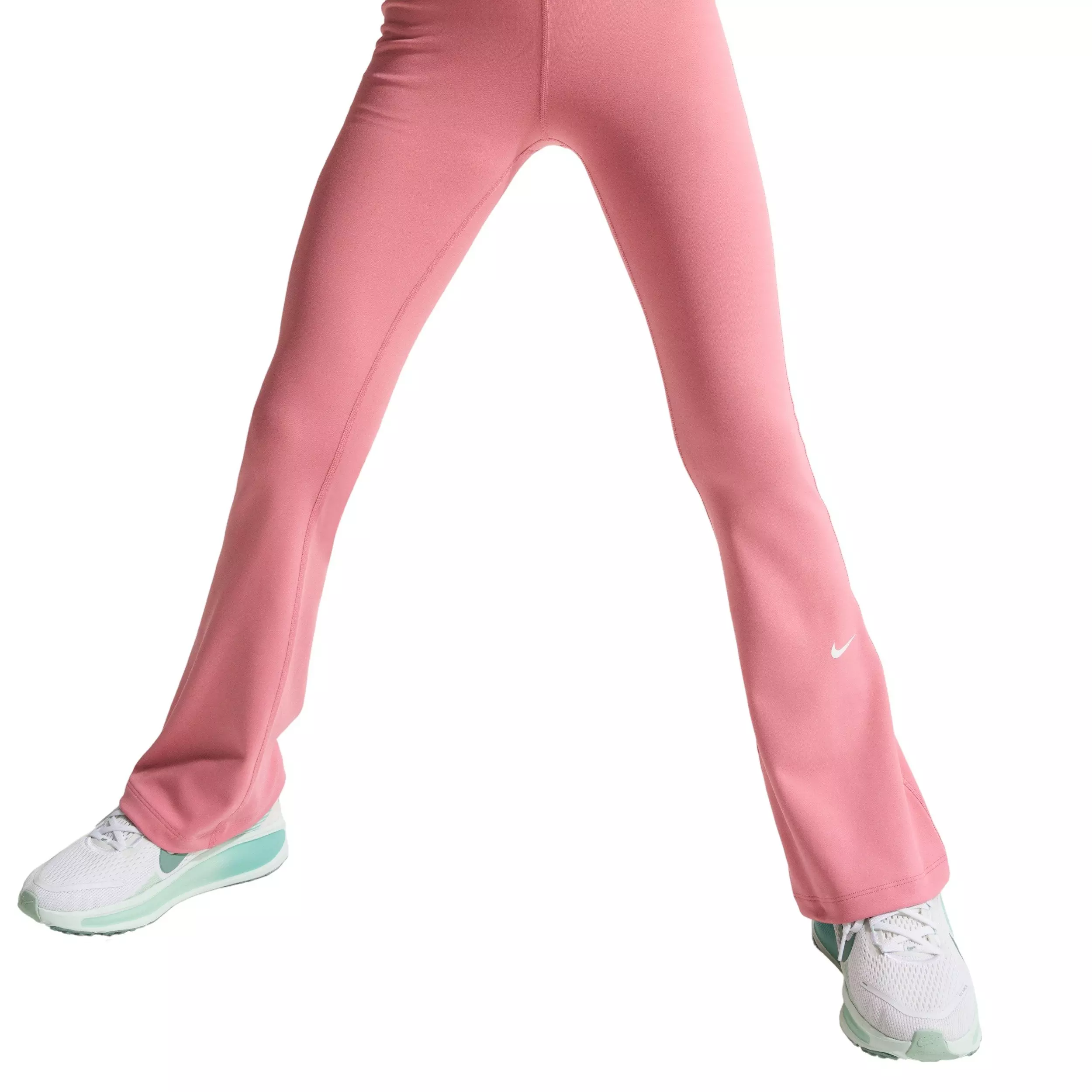 Nike Big Girls' One Dri-FIT Flared Leggings - Pink - PINK