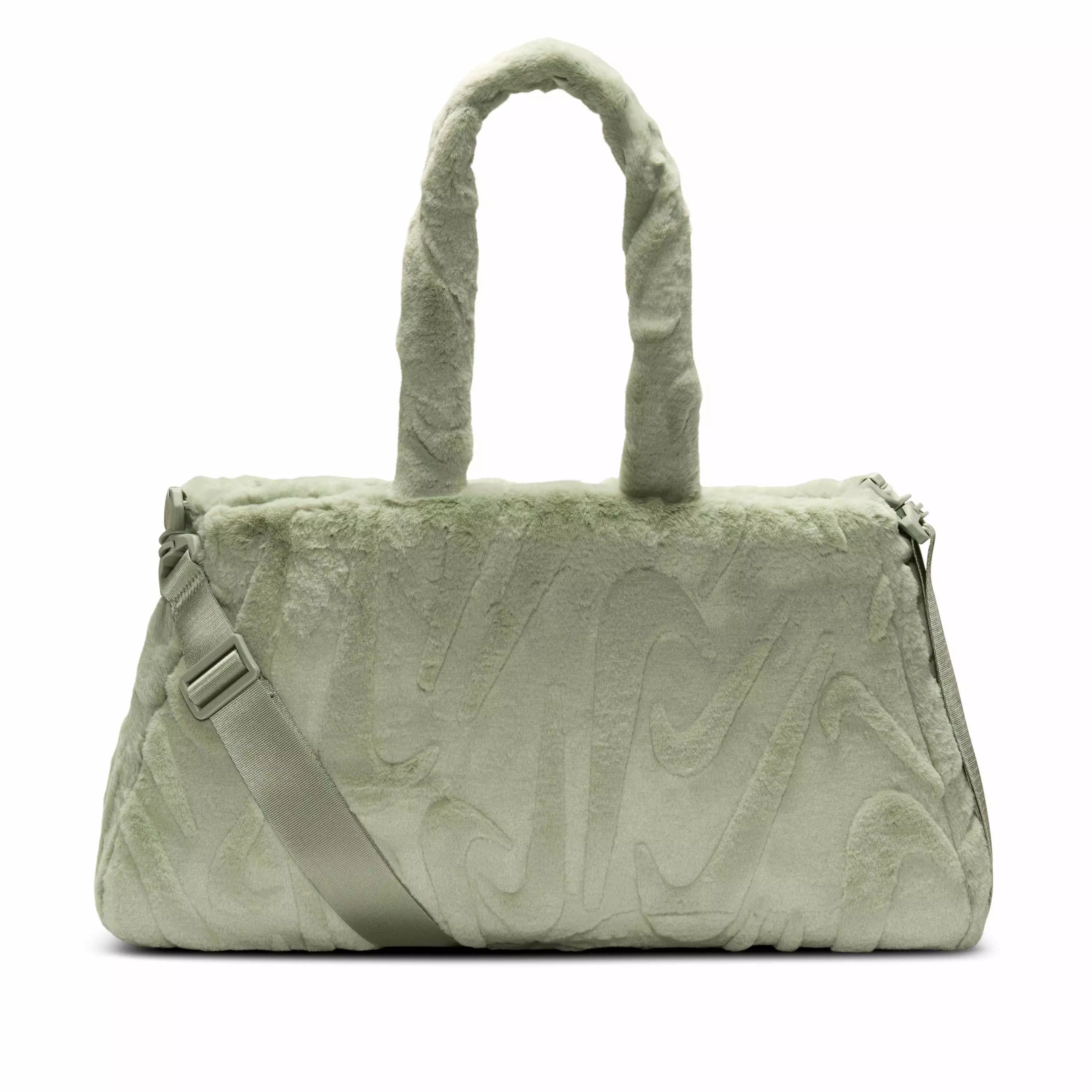Nike Women's Sportswear Faux Fur Tote -Jade - JADE GREEN