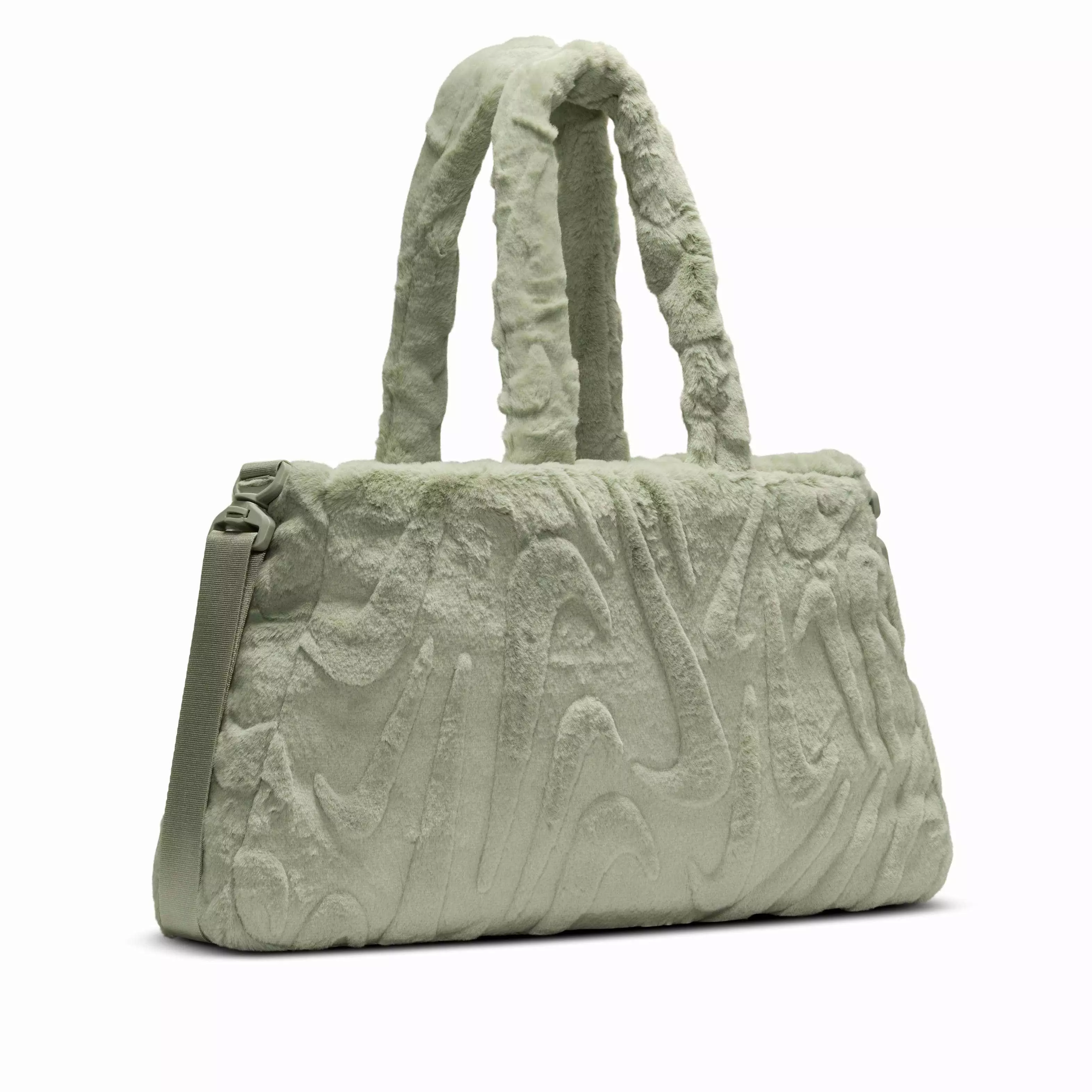 Nike Women's Sportswear Faux Fur Tote - Jade - JADE GREEN