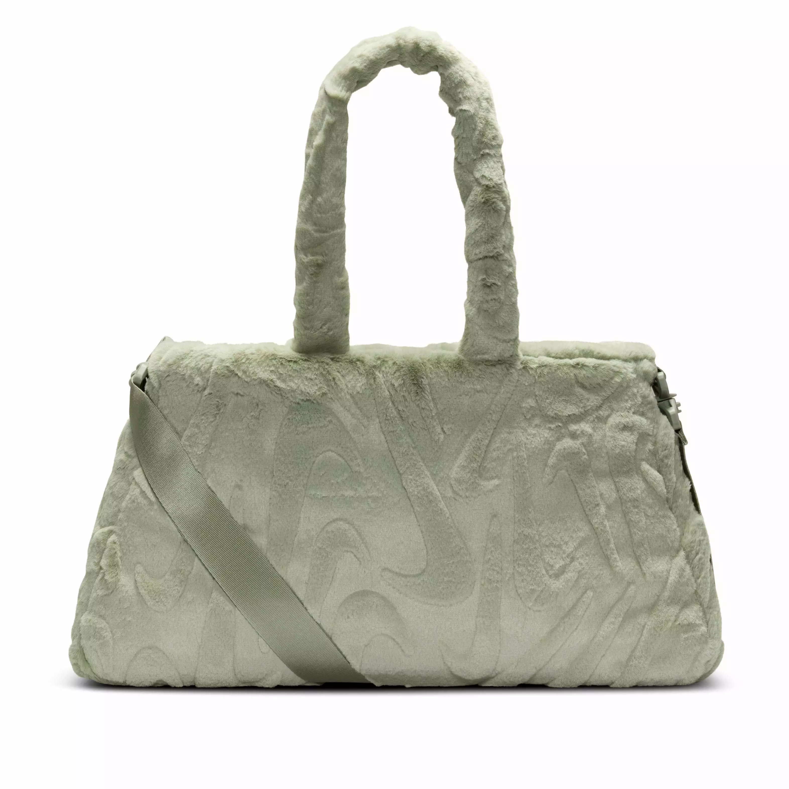 Nike Women's Sportswear Faux Fur Tote - Jade - JADE GREEN