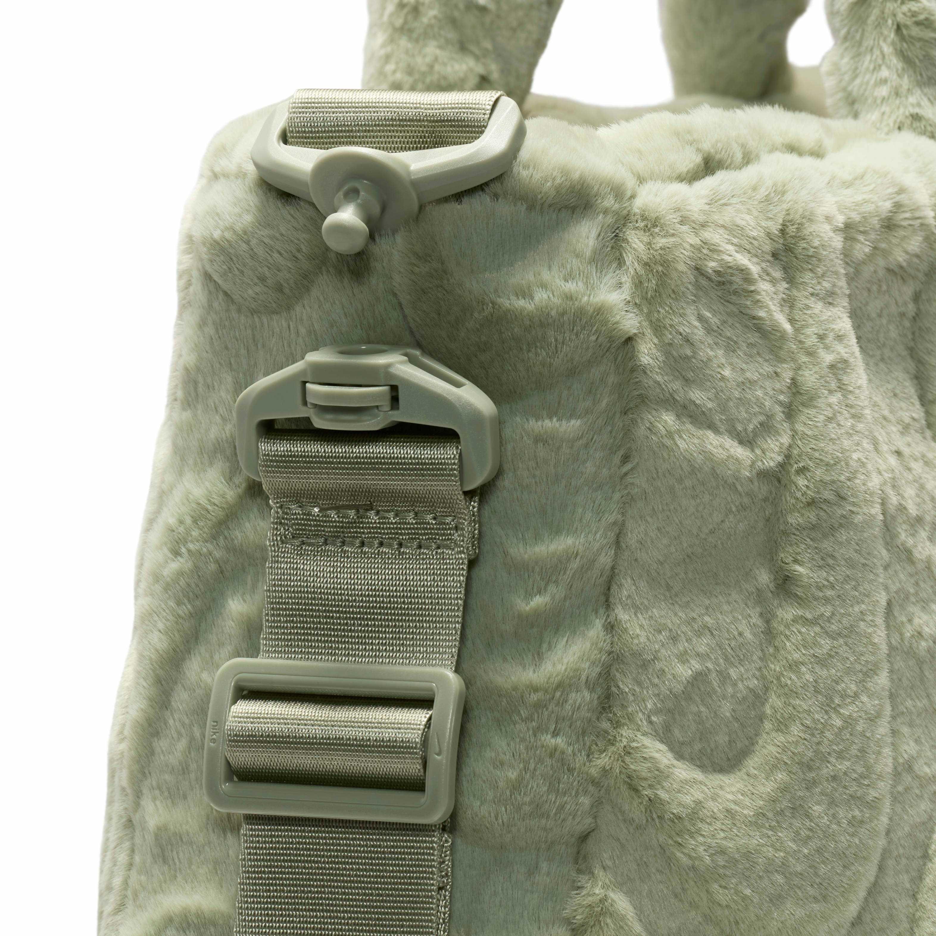 Nike Women's Sportswear Faux Fur Tote -Jade - JADE GREEN Thumbnail View 8