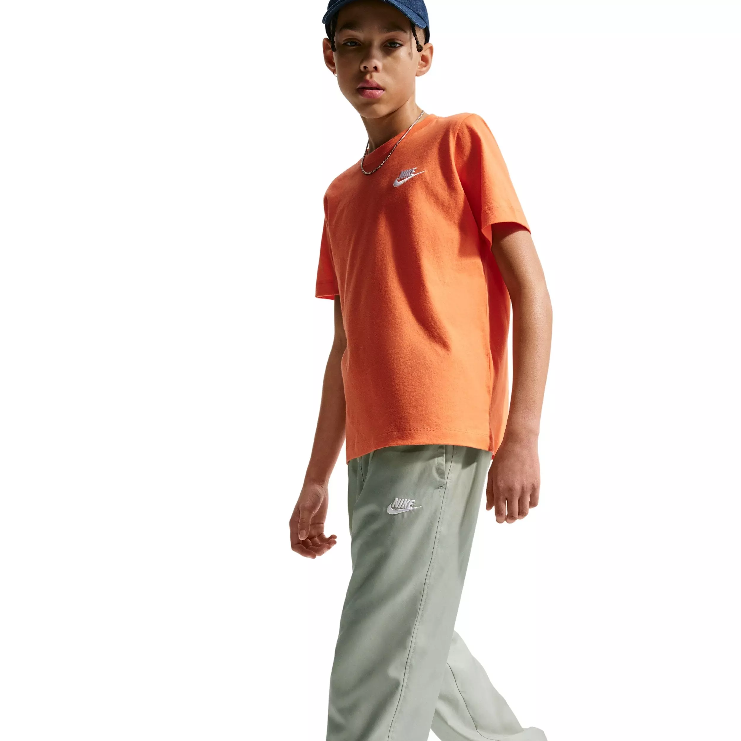 Nike Big Boys' Sportswear Club Woven Joggers - Light Green - LIGHT GREEN