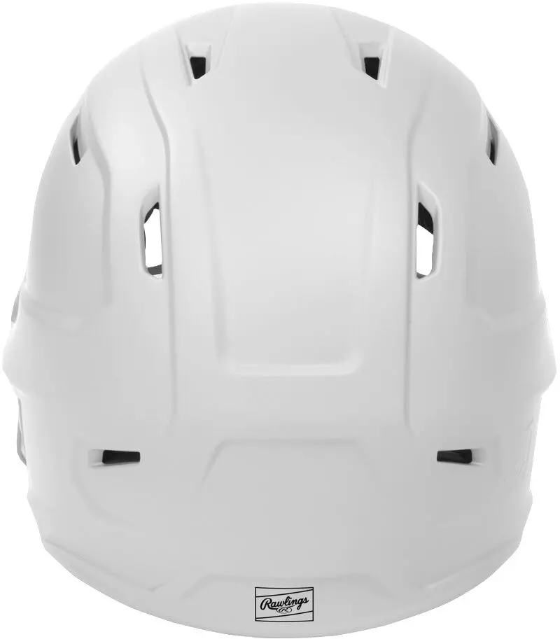 Rawlings Mach HI-VIZ Fastpitch Softball Junior Batting Helmet - WHITE
