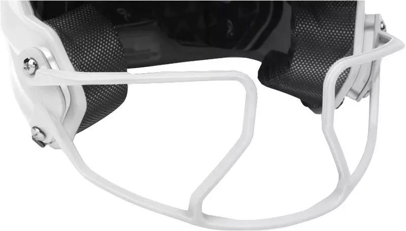 Rawlings Mach HI-VIZ Fastpitch Softball Junior Batting Helmet - WHITE