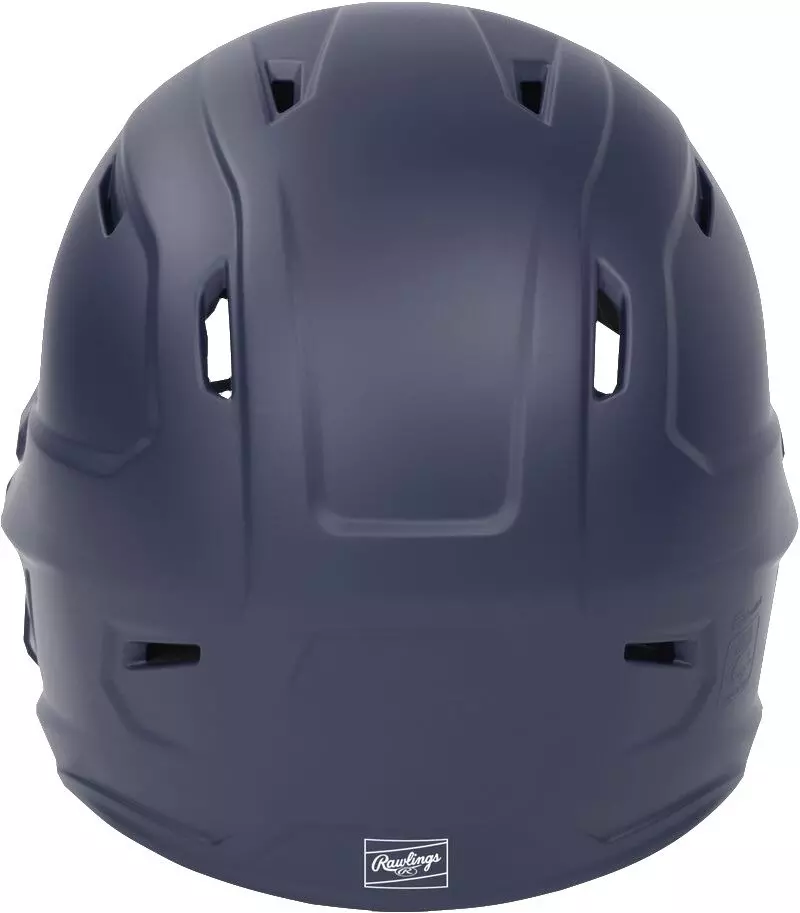 Rawlings Mach HI-VIZ Fastpitch Softball Junior Batting Helmet - NAVY