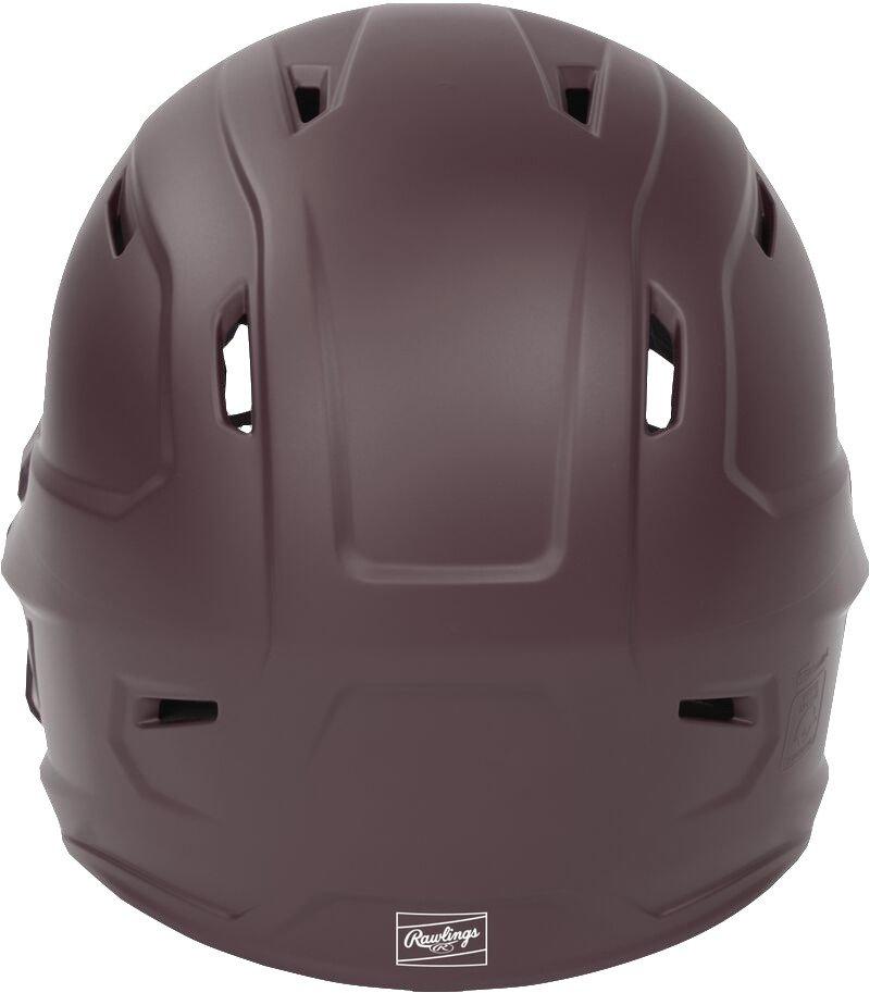 Rawlings Mach HI-VIZ Fastpitch Softball Junior Batting Helmet - MAROON Thumbnail View 2